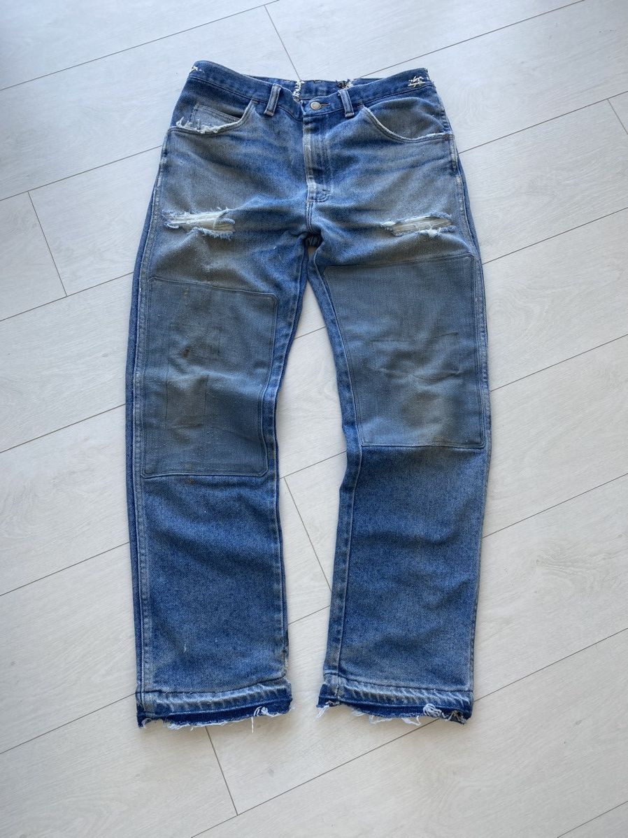 image of 1 Of 1 x Vintage Repaired True Vintage Wrangler Denim in Blue, Men's (Size 31)