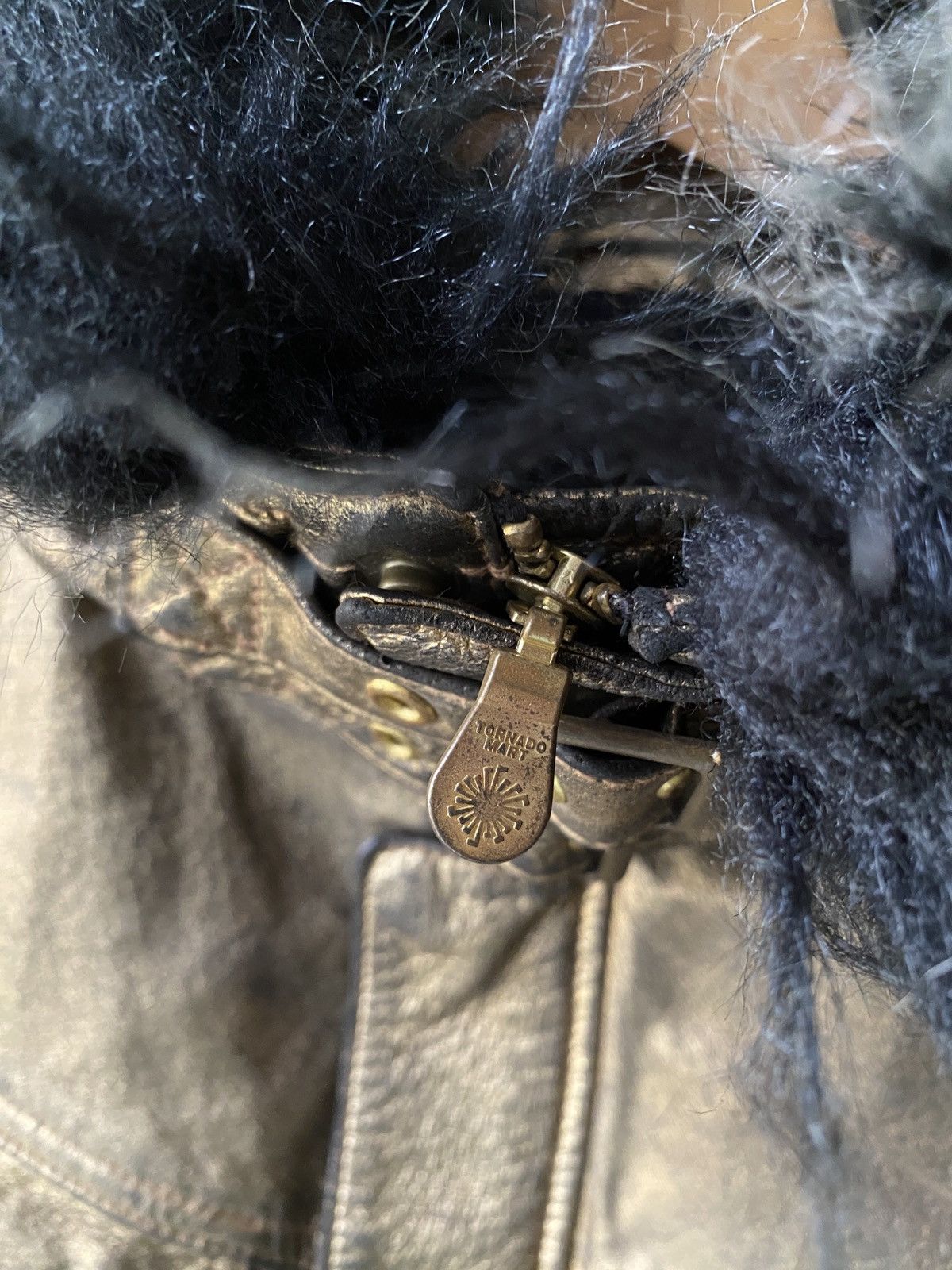 Tornado Mart 2000s Tornado Mart Faux Fur Leather Jacket Size US M / EU 48-50 / 2 - 18 Thumbnail