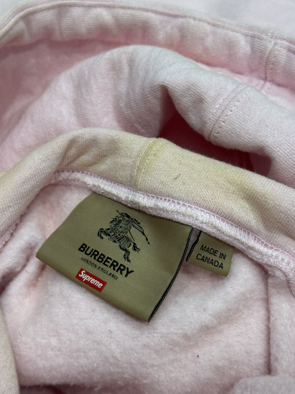 Burberry × Supreme Supreme/Burberry Box Logo Hoodie Size US M / EU 48-50 / 2 - 12 Thumbnail
