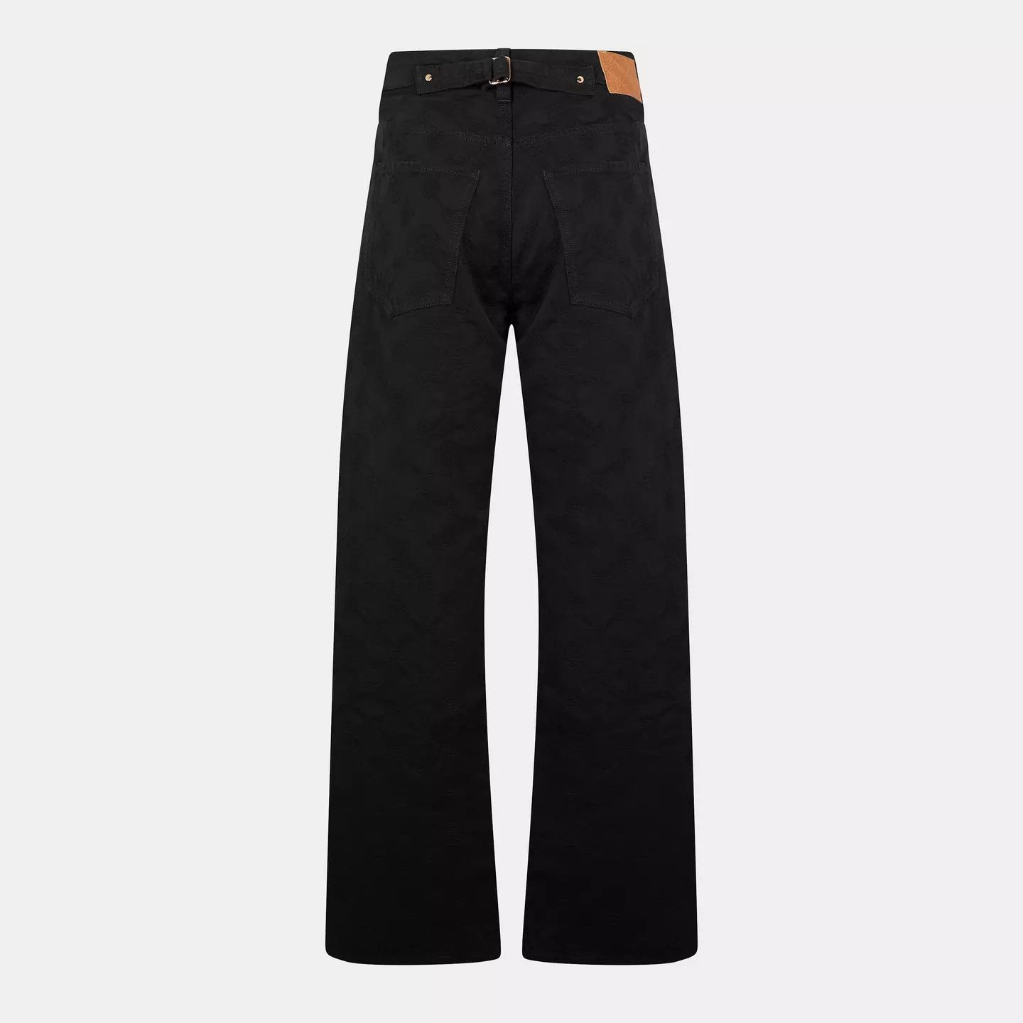 Casablanca o1g2r1mq0426 Structured Fit Straight Leg Jeans in Black Size US 34 / EU 50 - 2 Thumbnail