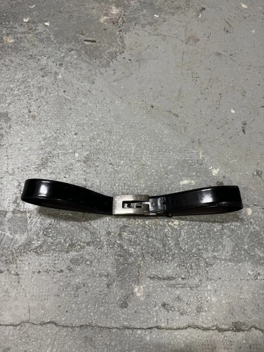 Gucci 2000s Gucci Black Leather G Belt Size ONE SIZE - 7 Thumbnail