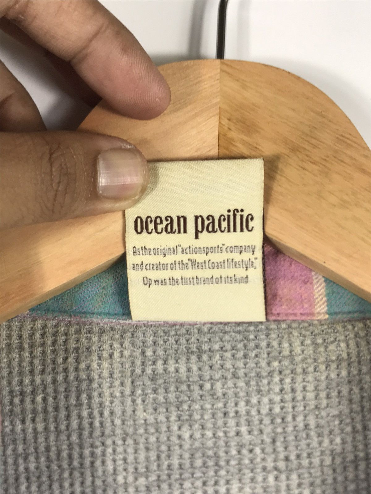 Ocean Pacific ⚡️Vintage Ocean Pacific SunWear Button Up Long Sleeve Size US L / EU 52-54 / 3 - 10 Thumbnail