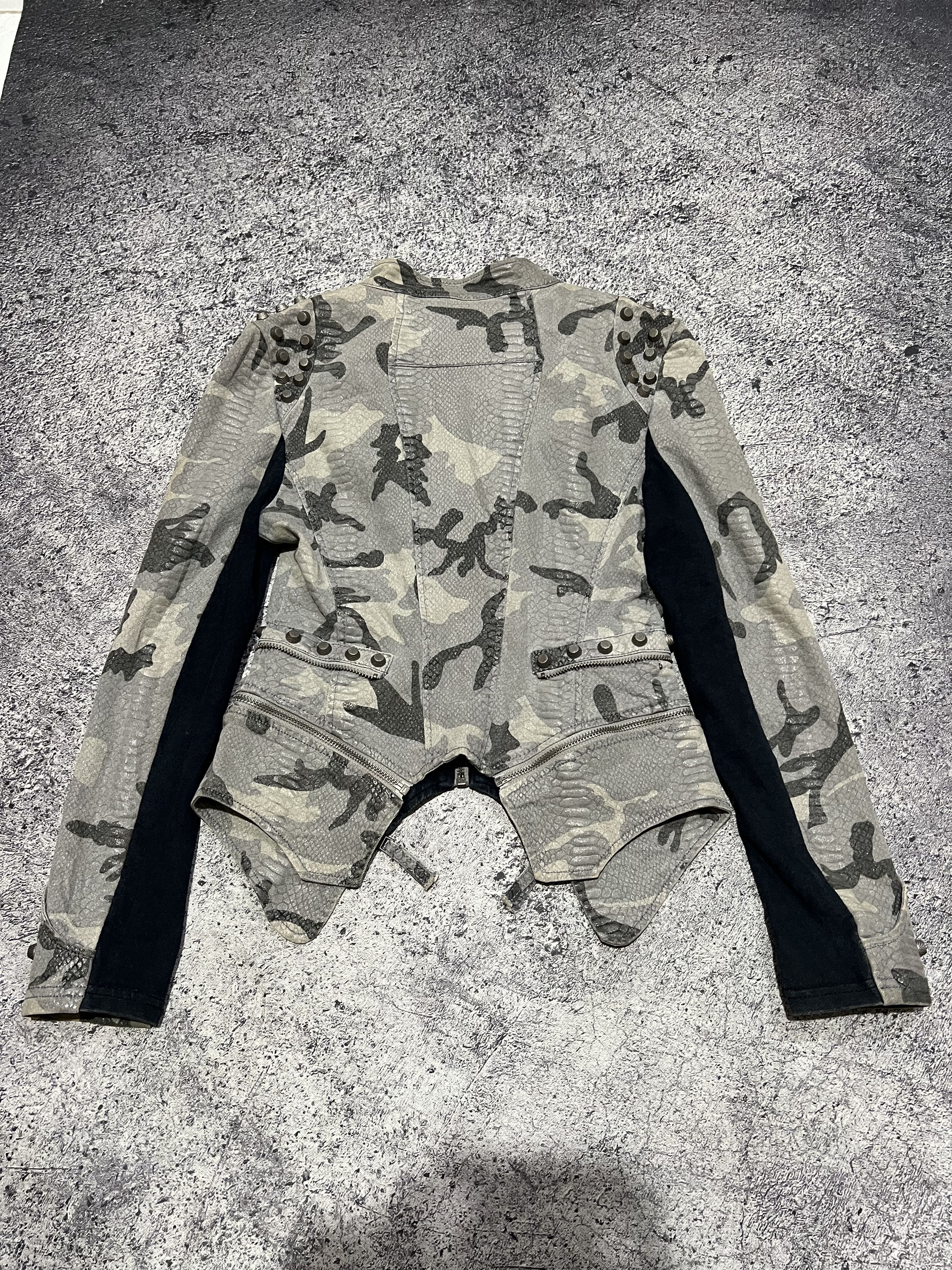 Japanese Brand 2000s Japanese Ifsixwasnine Hybrid Snake Phyton Perfecto y2k Size US S / EU 44-46 / 1 - 2 Thumbnail