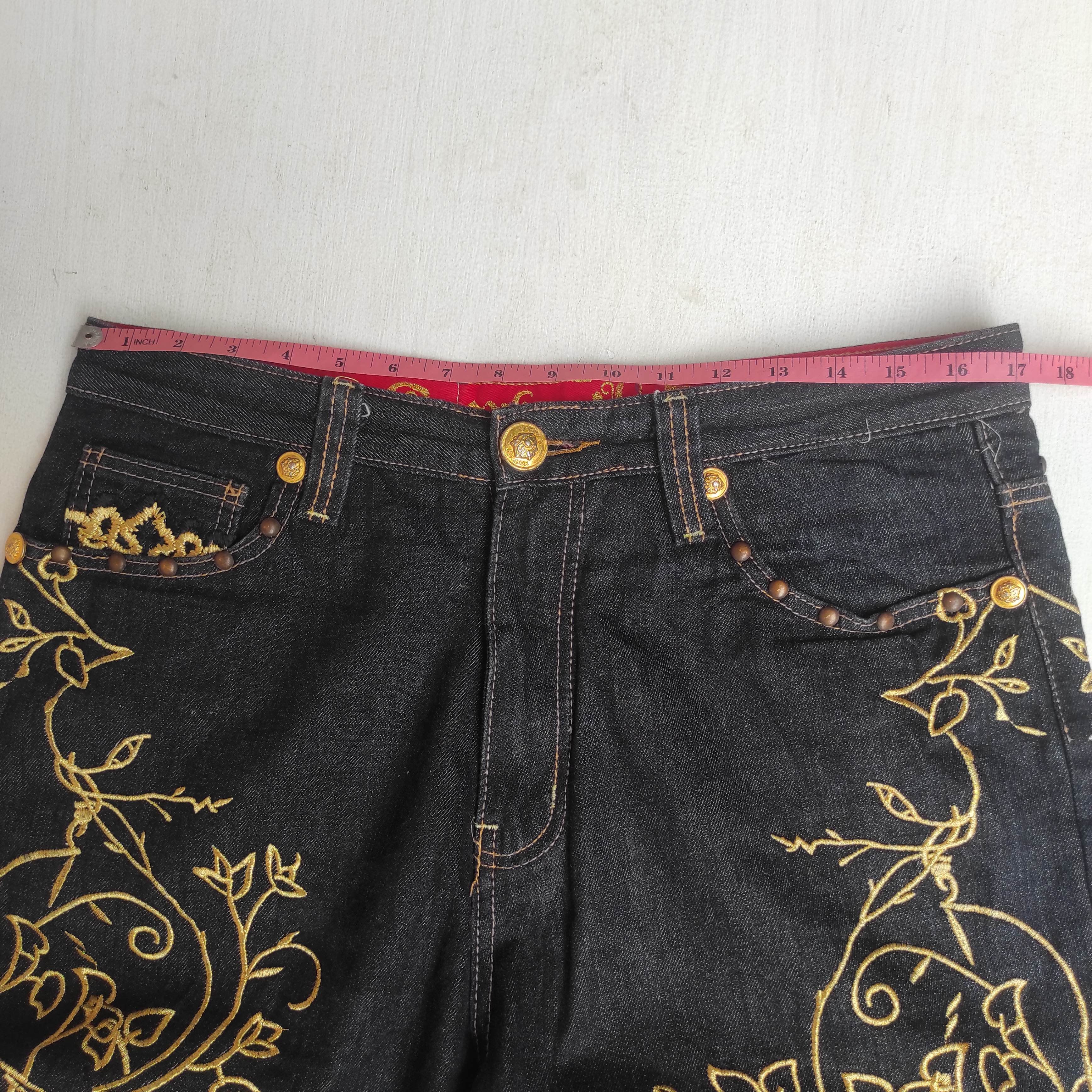 Hysteric Glamour Japanese Brand CROWN HOLDER Baggy Oversized Embroidery Size US 34 / EU 50 - 23 Thumbnail