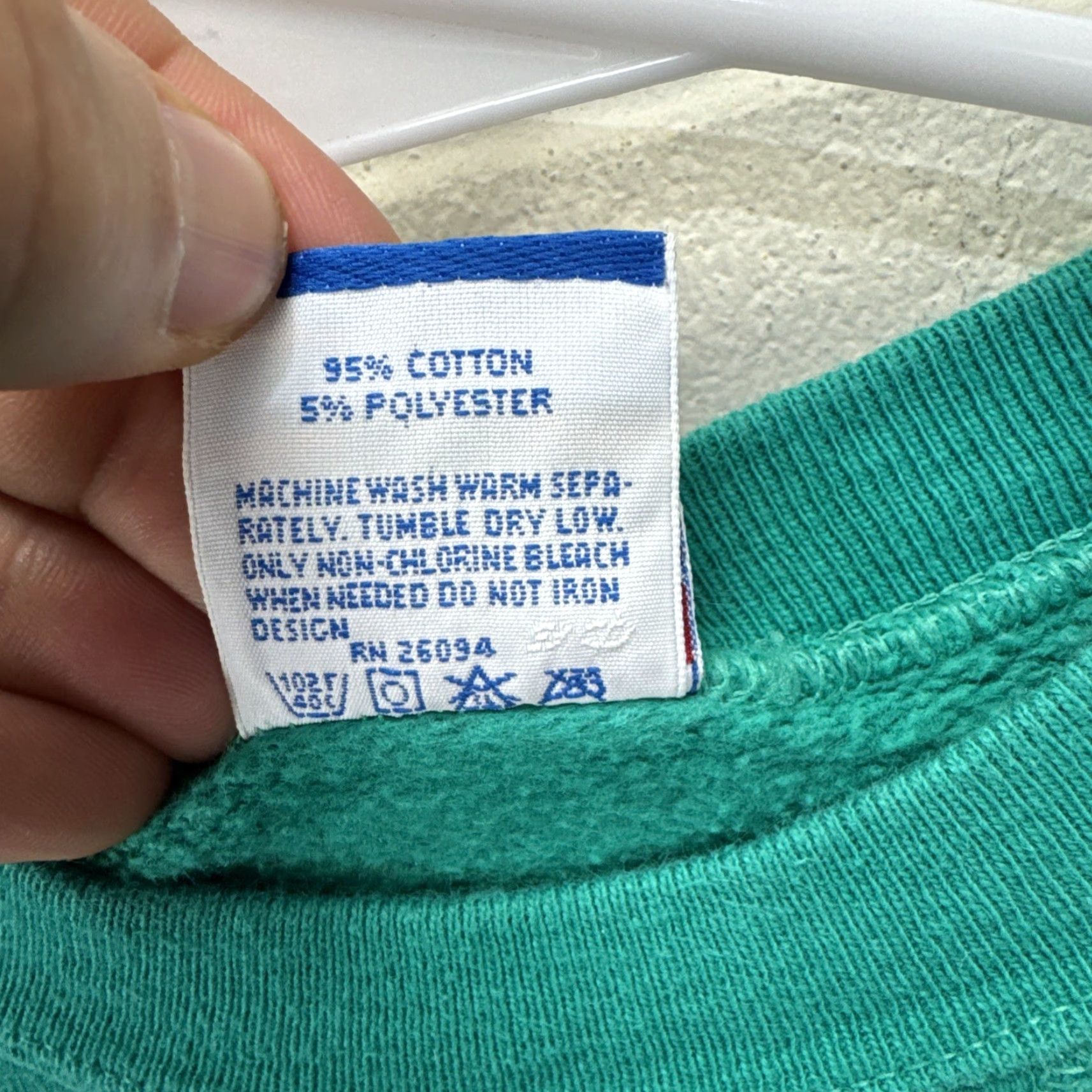 Champion VINTAGE Champion Sweatshirt Main Selling Point: Harbor Springs Michigan Green Teal Embroidered 90s Sweatshirt Men L Crew Neck Pullover All Seasons Size US L / EU 52-54 / 3 - 4 Thumbnail
