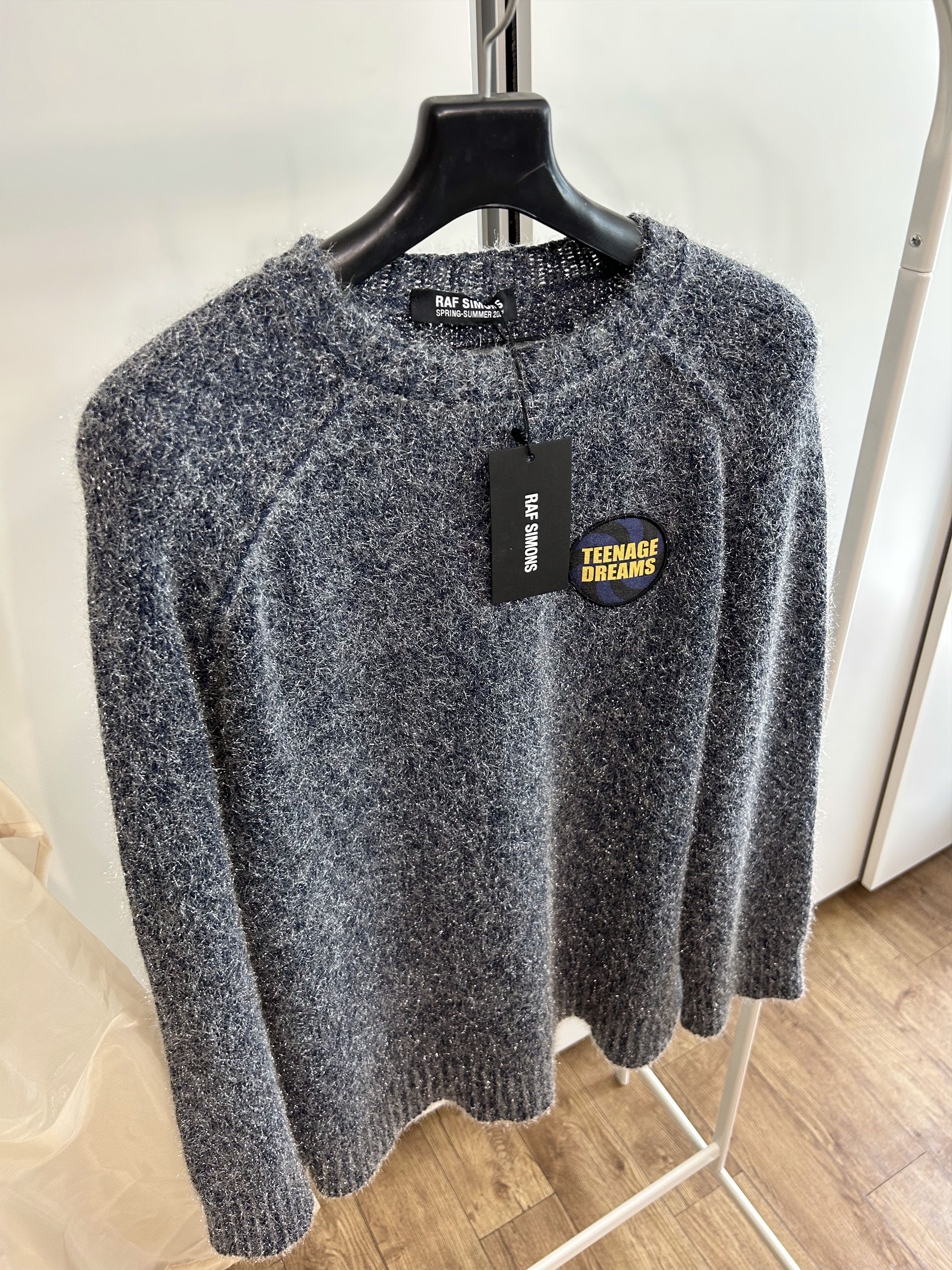 Raf Simons RAF SIMONS Teenage Dreams Metallic Knit Pullover Size US M / EU 48-50 / 2 - 3 Thumbnail