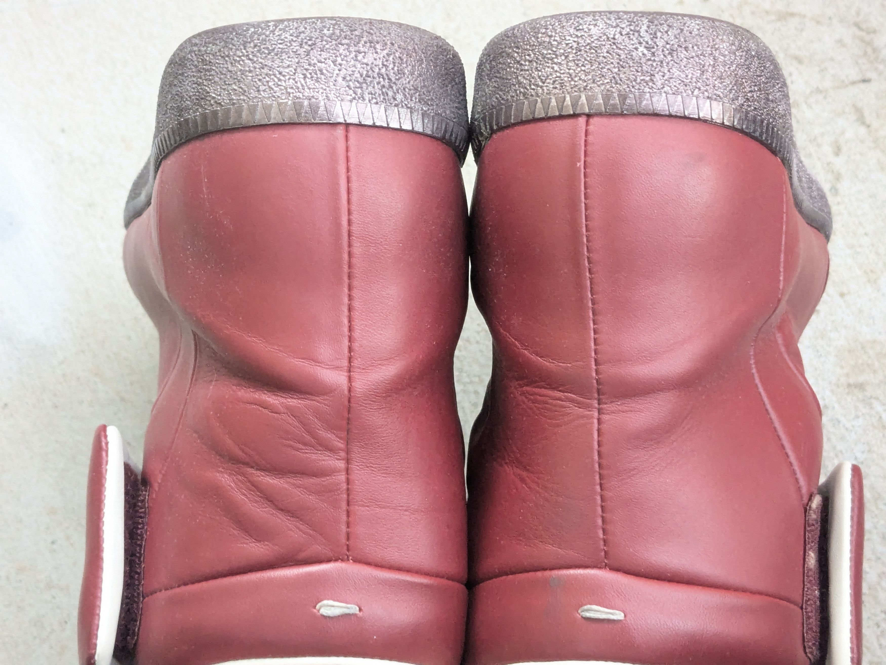 Maison Margiela Maison Margiela Future High Tops Red 11 44 Leather Italy Size US 11 / EU 44 - 16 Thumbnail