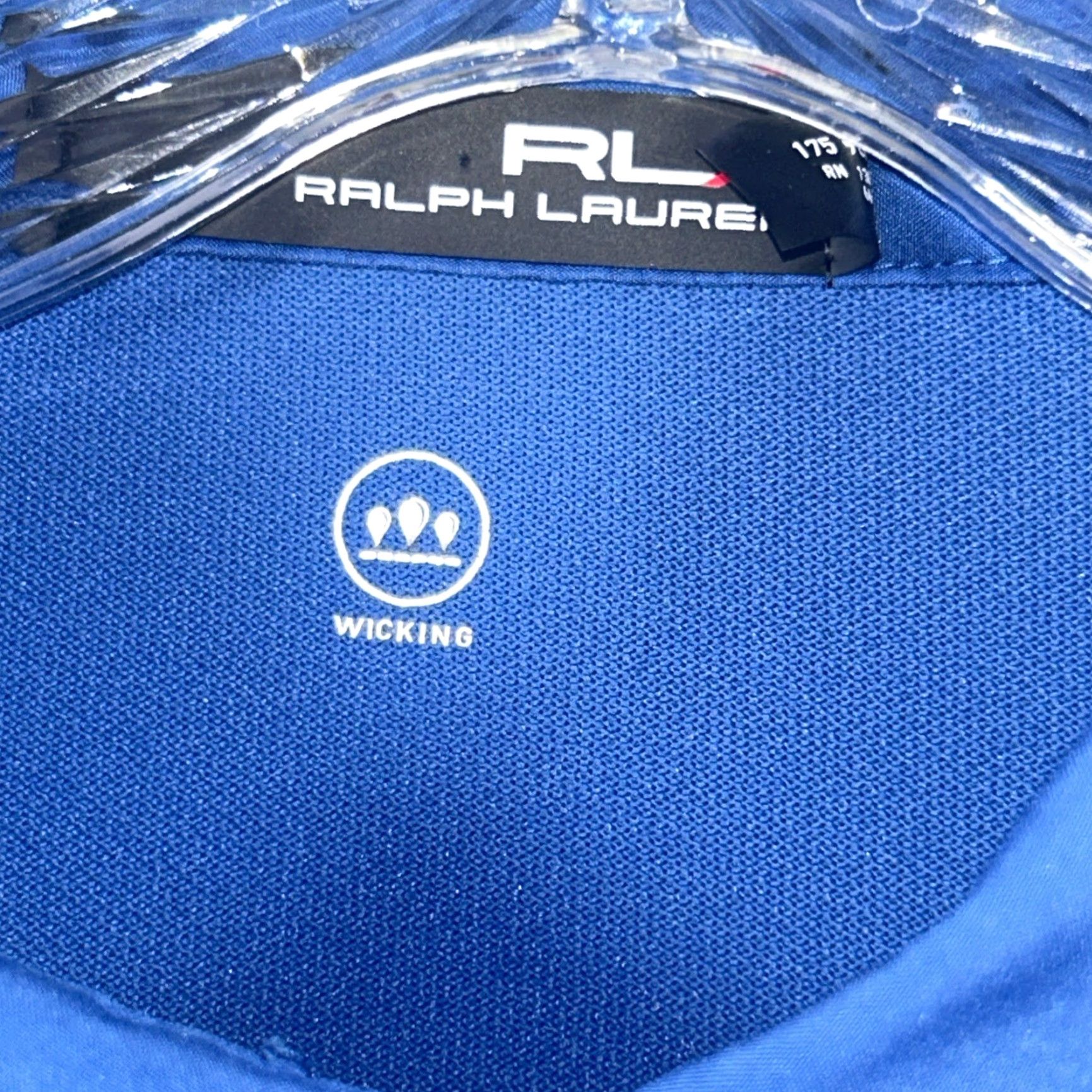 RLX Ralph Lauren RLX Ralph Lauren Mens Polo Golf Wicking Performance Stretch Size M Blue Size US M / EU 48-50 / 2 - 5 Thumbnail
