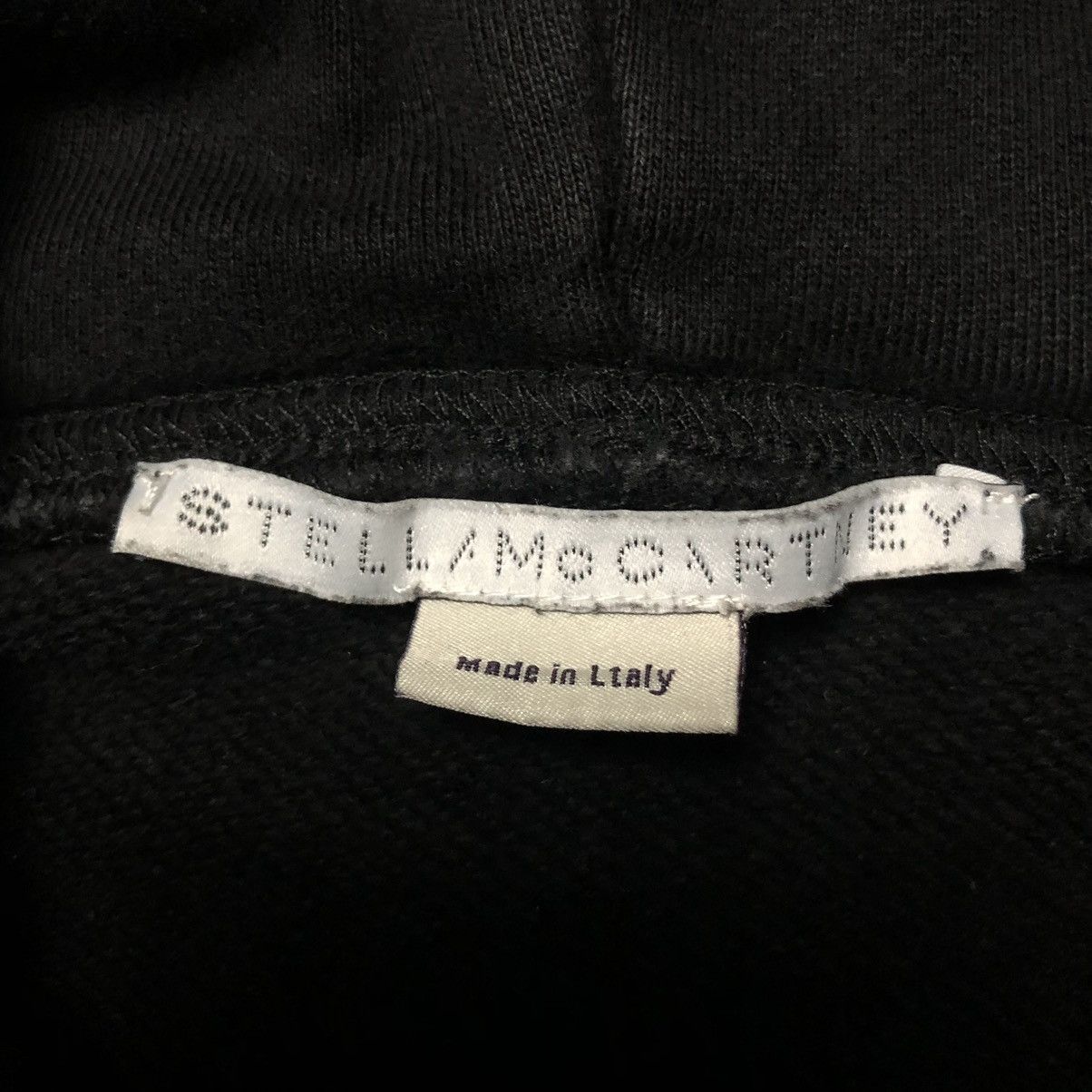 Designer Stella McCartney Black No Smile No Service Lips Hoodie Size US XL / EU 56 / 4 - 6 Thumbnail