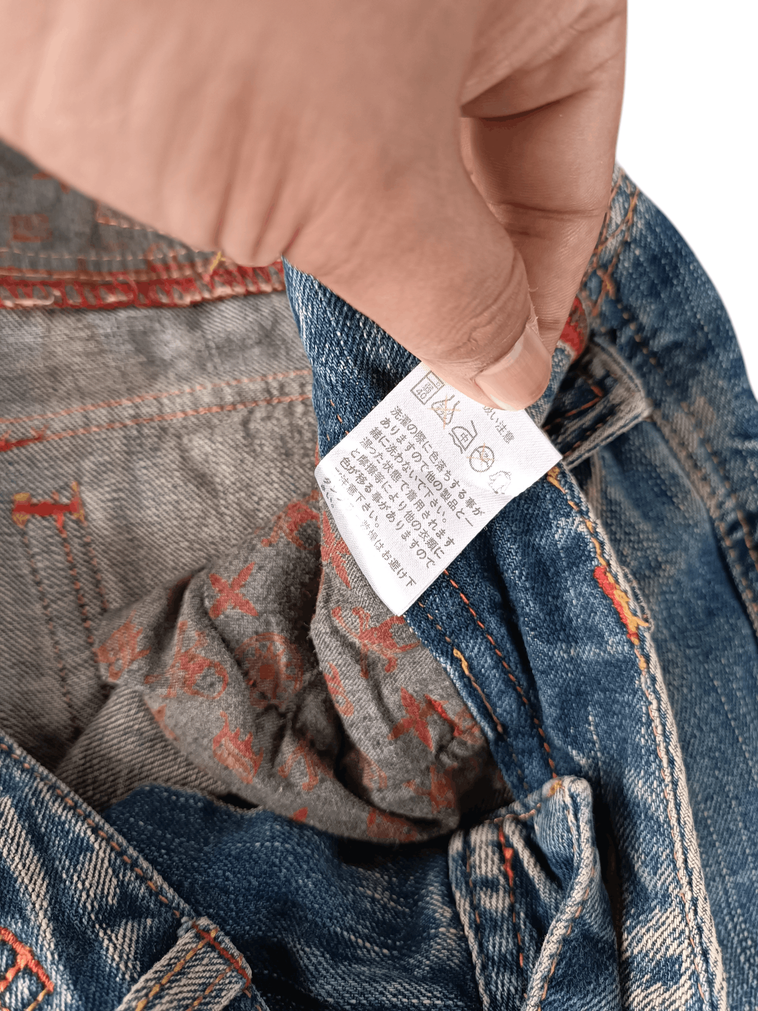 If Six Was Nine × Japanese Brand × Le Grande Bleu (L.G.B.) Blow by Blue Japan Made Washed Whisker Denim Size US 32 / EU 48 - 9 Thumbnail