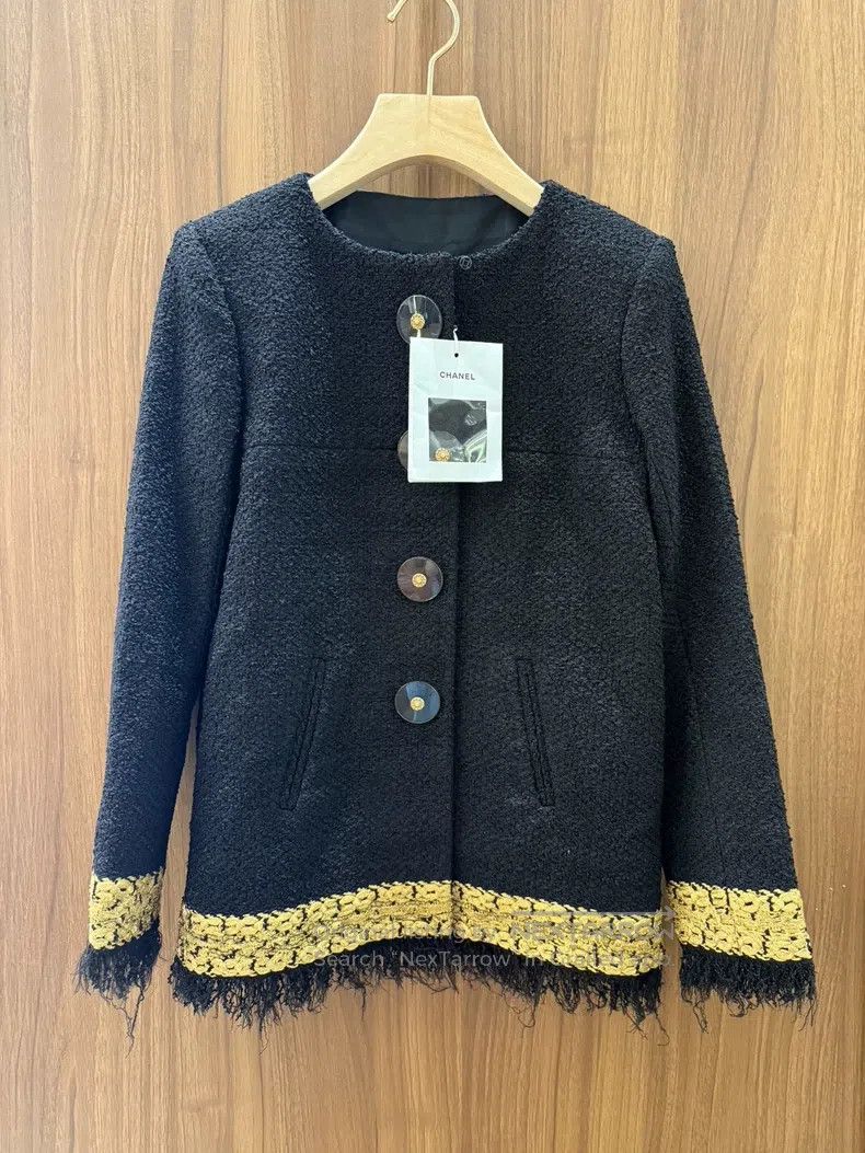 Chanel Chanel Metropolis series black tassel jacket Size XXS / US 00 / IT 34 - 1 Thumbnail