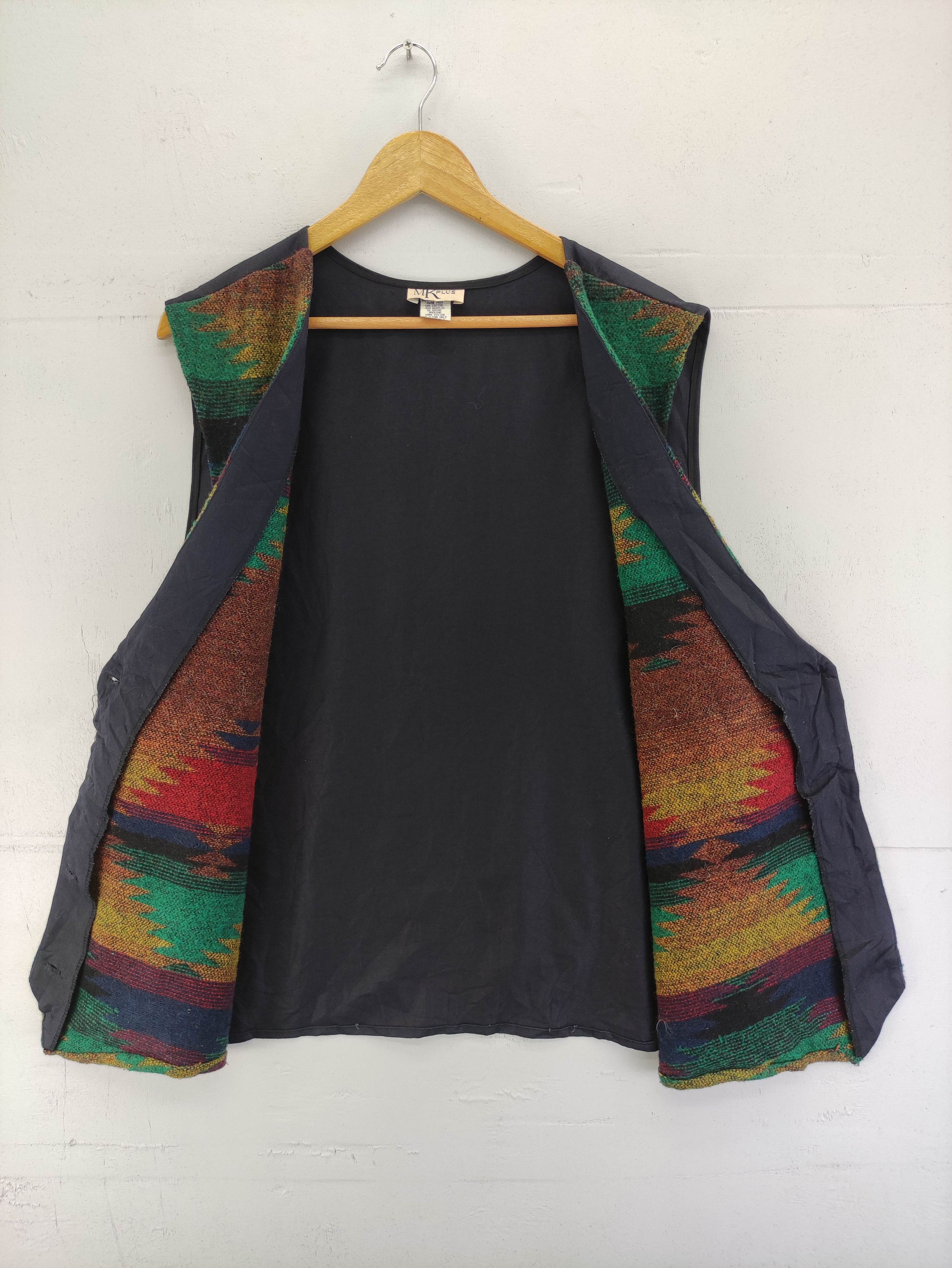 Japanese Brand Vintage Mk Plus Wool Vest Button Size US XXL / EU 58 / 5 - 4 Thumbnail