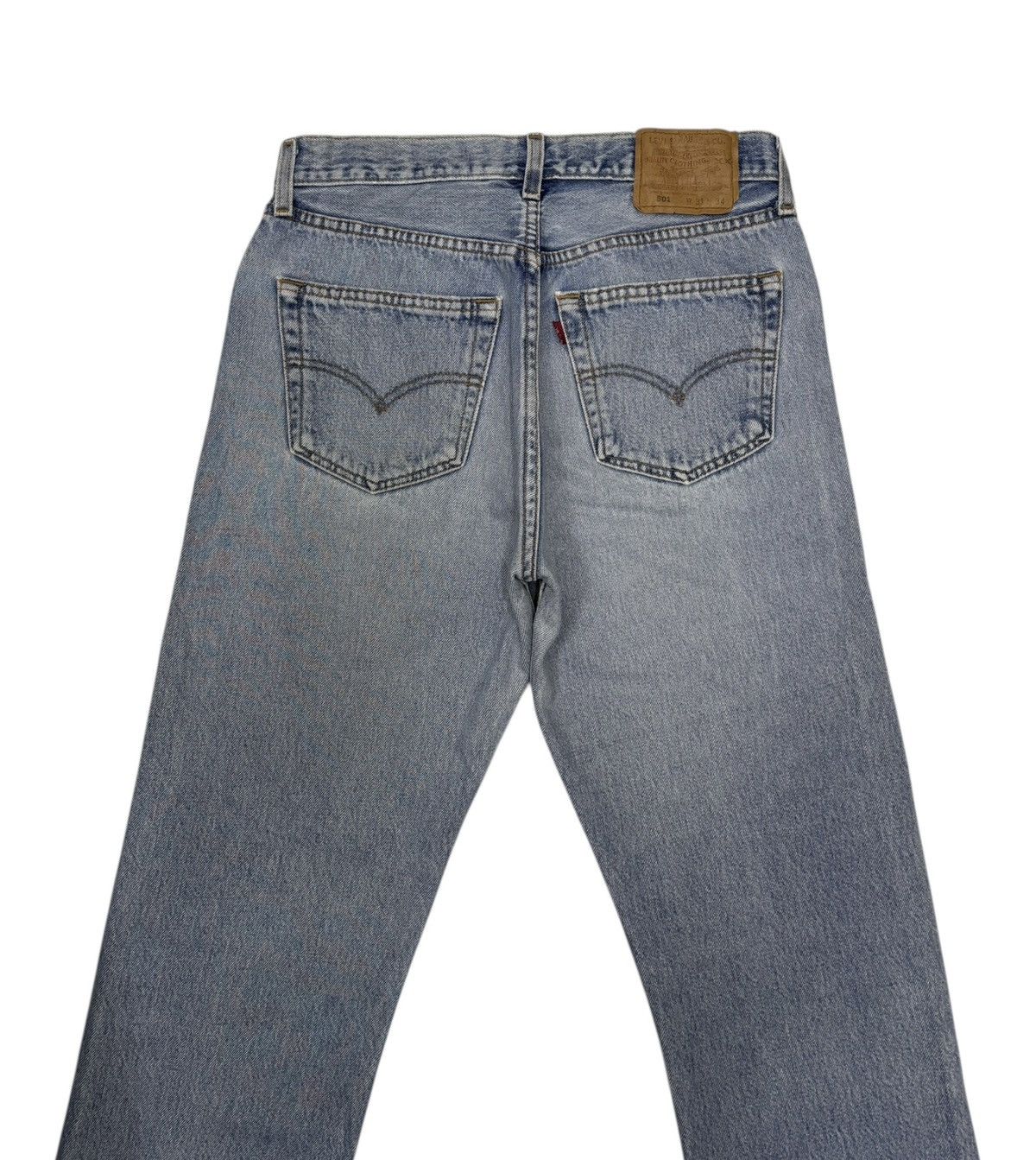 Kapital Vintage Levis 501 Made in Mexico Distressed Denim Jeans Size 30" / US 8 / IT 44 - 6 Thumbnail