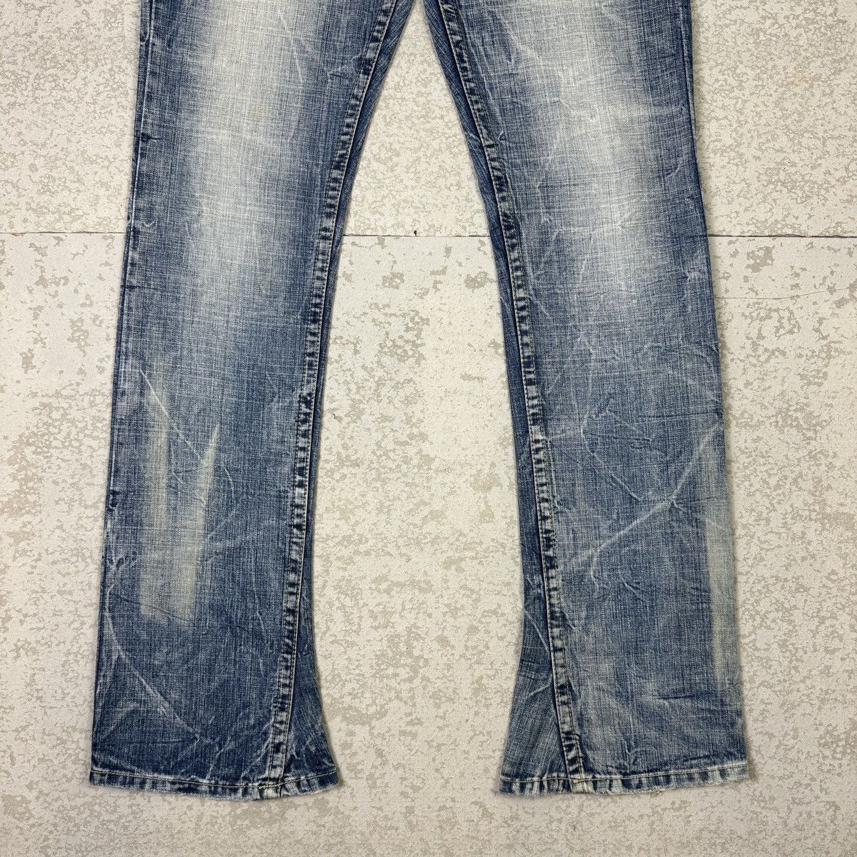 If Six Was Nine Twist Leg - 2000s Ozz-First Flared Jeans Size US 32 / EU 48 - 4 Thumbnail