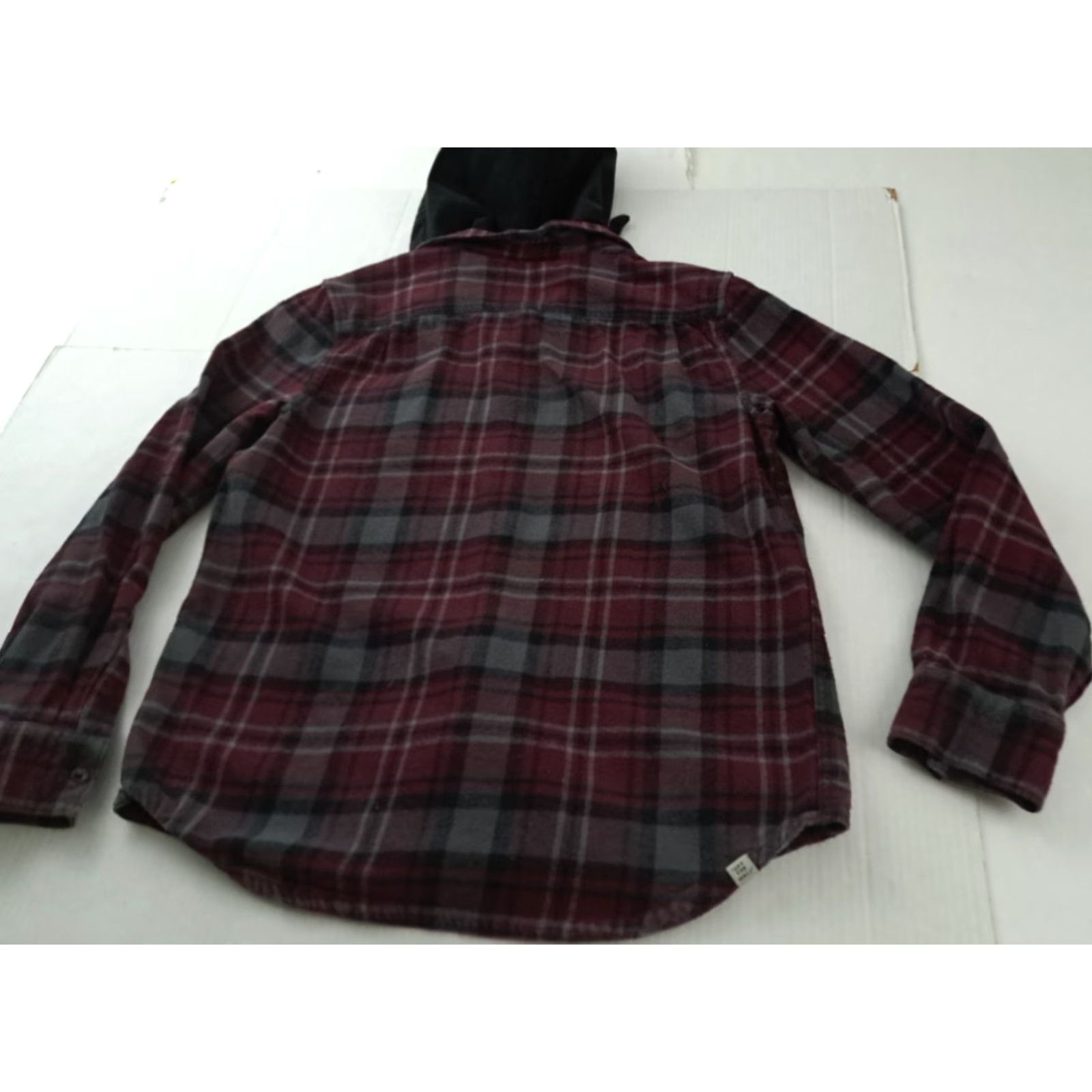 Vans VANS Sweatshirt Shirt Hooded Plaid Flannel Button Vintage Small Unisex Adults Purple-tinged Size US S / EU 44-46 / 1 - 5 Thumbnail