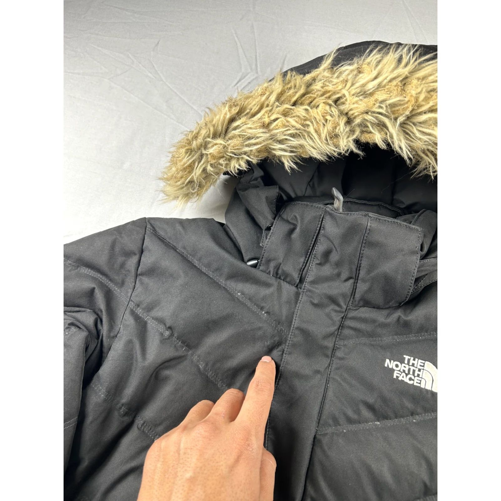 The North Face The North Face Womens Small Black 600 Down Puffer Hooded Jacket Size S / US 4 / IT 40 - 7 Thumbnail