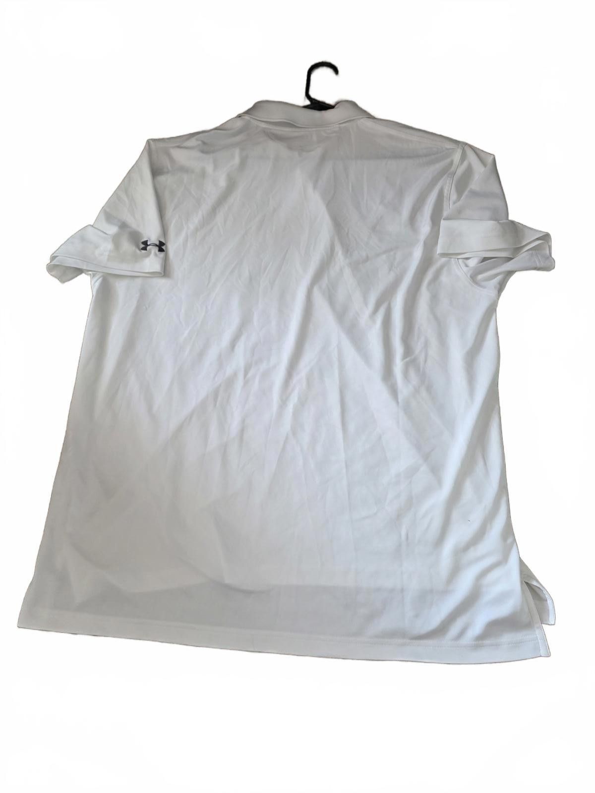 Under Armour Under Armour White Golf Polo Shirt Loose Heat Gear Mens XXL Size US XXL / EU 58 / 5 - 5 Thumbnail