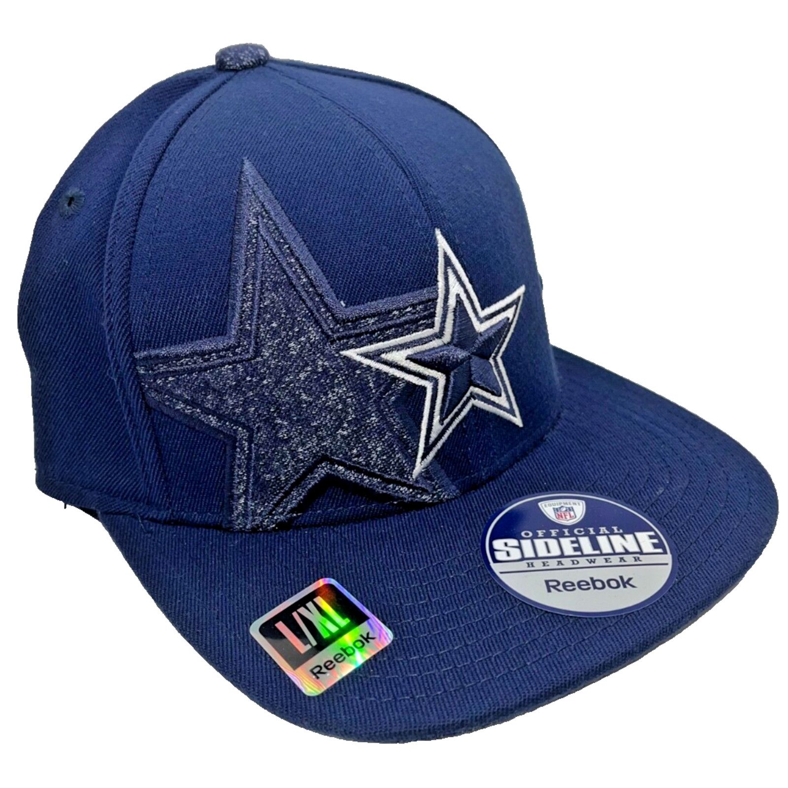 Reebok Dallas Cowboys NFL Reebok Sideline Men's Stretch Fit Hat Size ONE SIZE - 3 Thumbnail