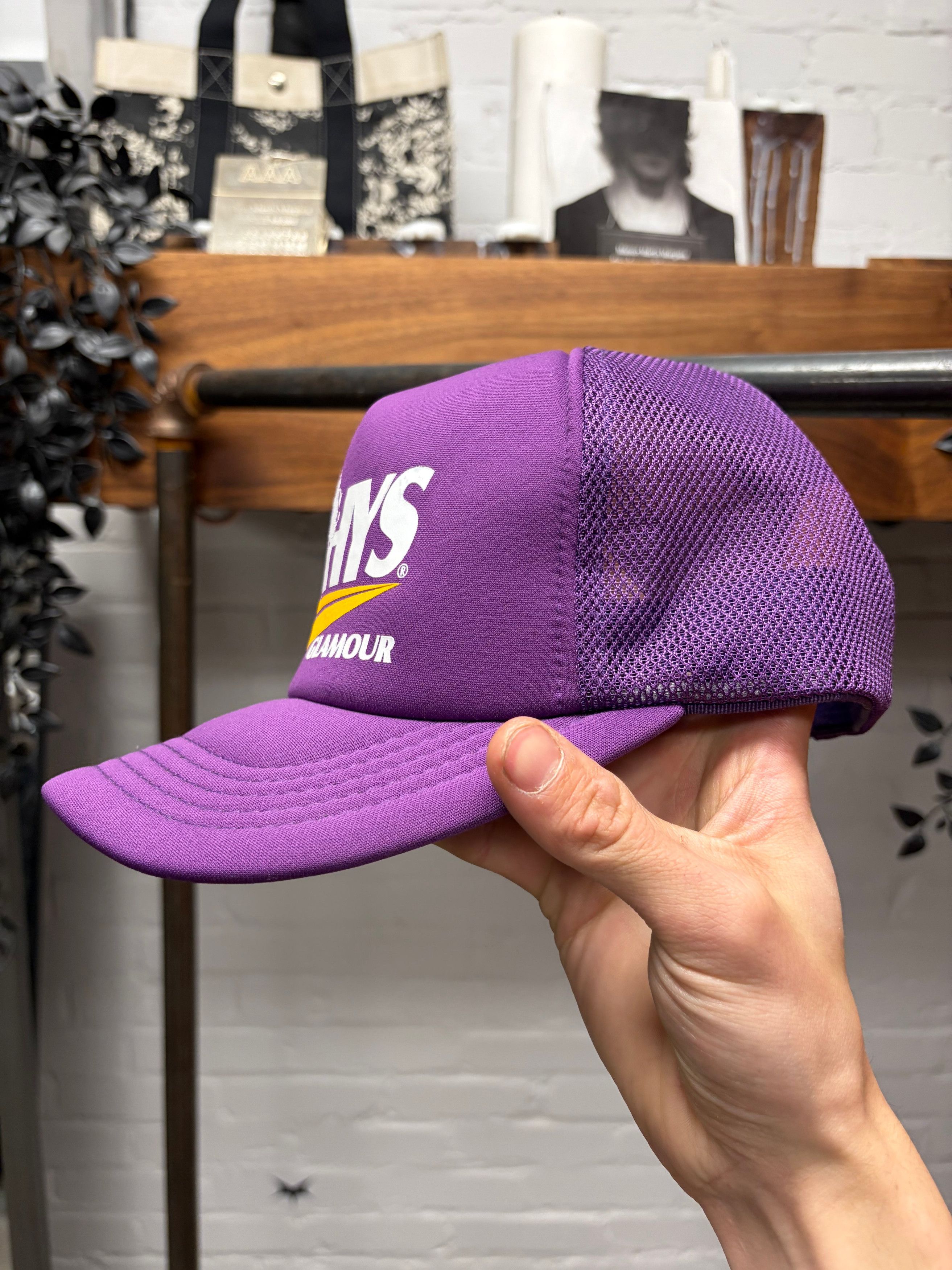 Hysteric Glamour Hysteric Glamour ‘Vixen’ Purple/Yellow Mesh Trucker Hat Size ONE SIZE - 3 Thumbnail