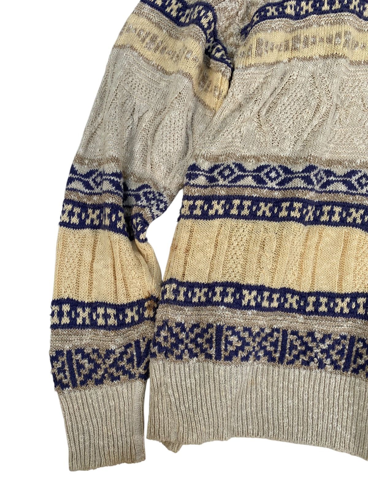 Lacoste × Vintage Vtg Lacoste Sweater Knitwear Cardigan Size L / US 10 / IT 46 - 7 Thumbnail