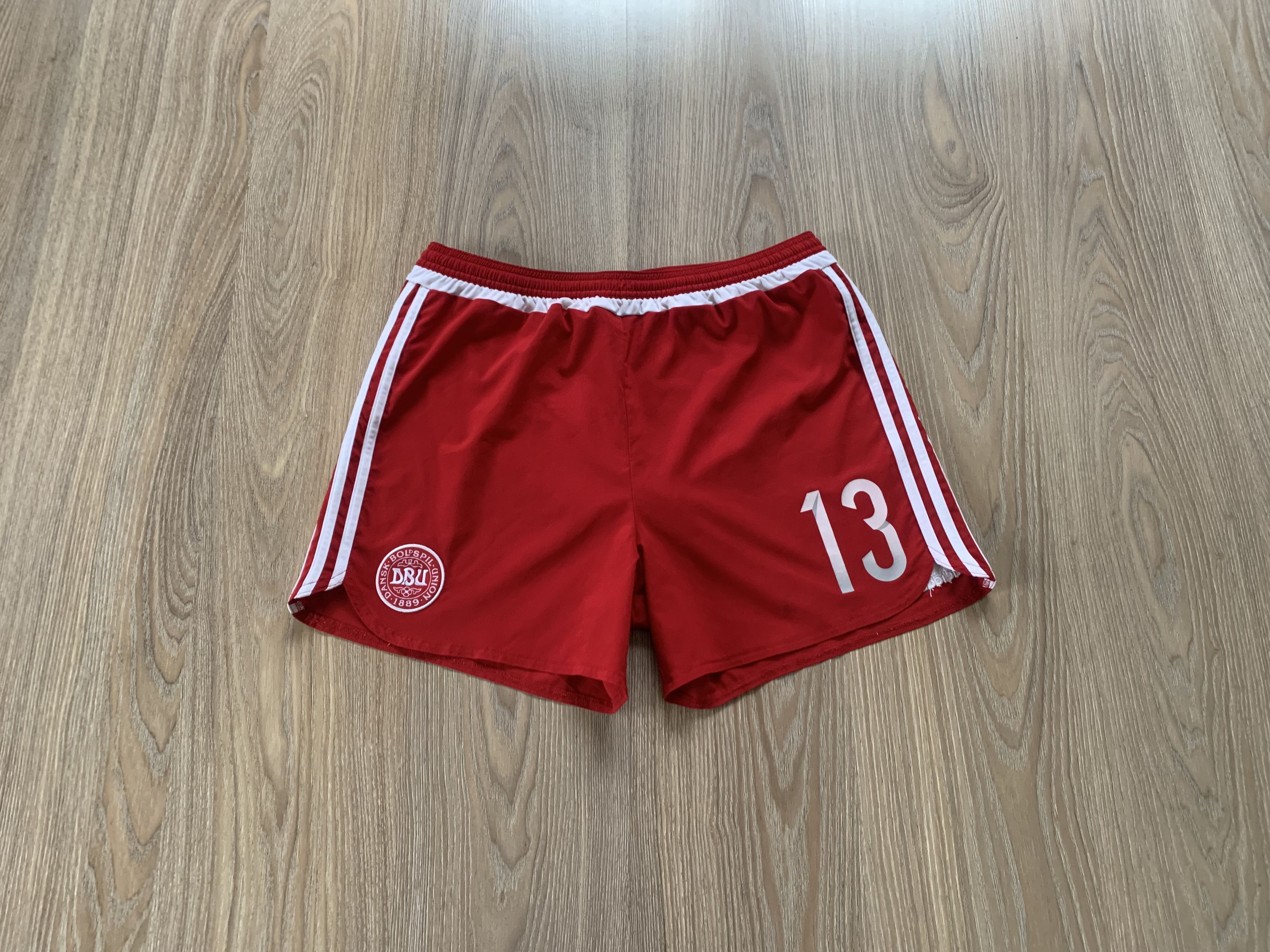 Adidas Adidas Denmark Red Training Shorts 2015 Size US 28 / EU 44 - 1 Thumbnail