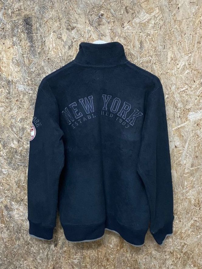 MLB Vintage Major League Baseball Yankees New York Fleece Jacket Size US L / EU 52-54 / 3 - 2 Thumbnail