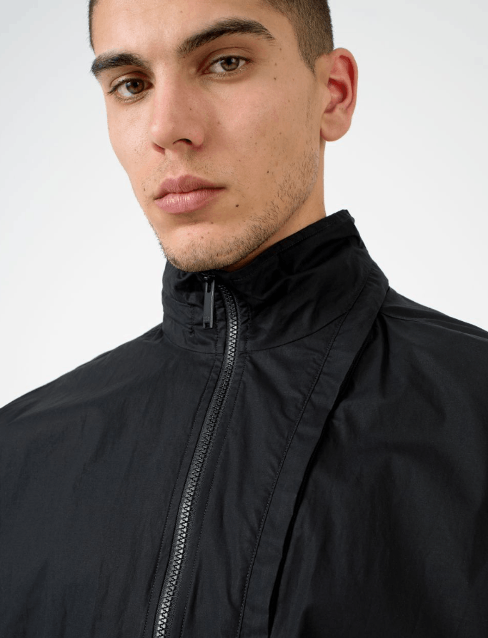 Marcelo Burlon MARCELO BURLON LOGO TECH COTT HOOD TRACK BLACK WHITE - S Size US S / EU 44-46 / 1 - 4 Thumbnail