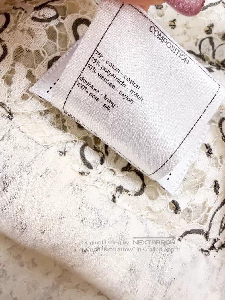 Chanel Chanel Hollow-in flower lace dress Size XS / US 0-2 / IT 36-38 - 7 Thumbnail