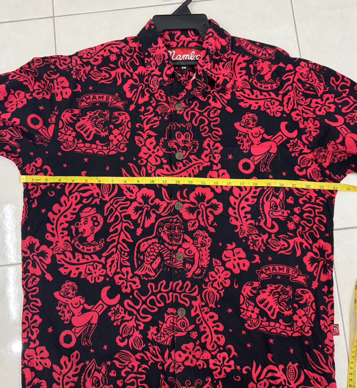 Mambo Vtg 90s Mambo Loud Fullprint Shirt Size US M / EU 48-50 / 2 - 9 Thumbnail