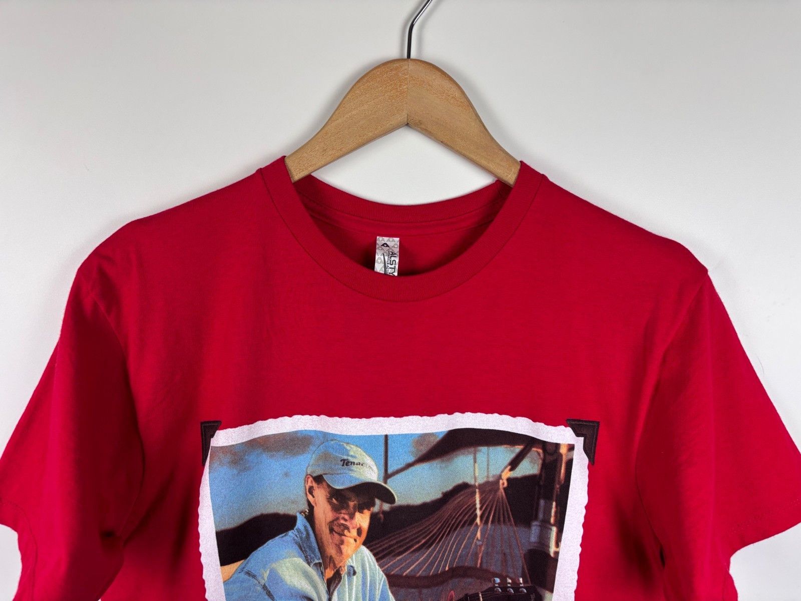Alstyle James Taylor Summer Tour 2008 T-Shirt Red Mens Size M Size US M / EU 48-50 / 2 - 2 Thumbnail