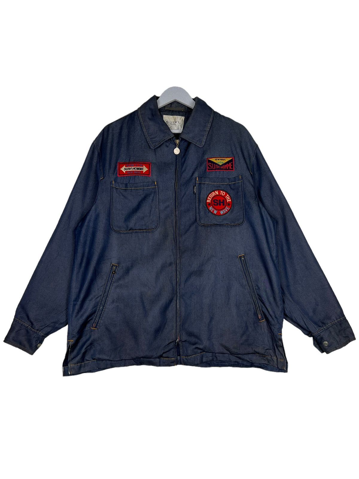 Vintage 🔥 SUIVI HOMME PATCHES BLOUSON JACKET Size US M / EU 48-50 / 2 - 2 Thumbnail