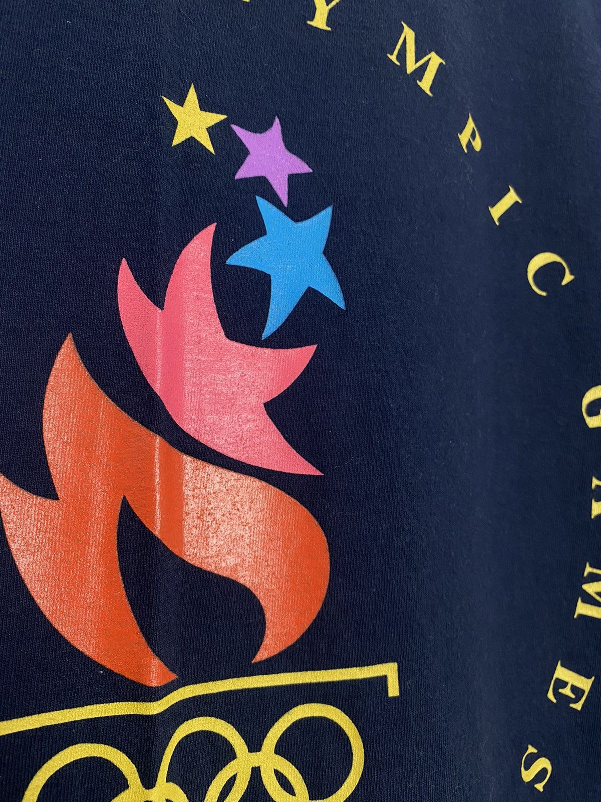 Champion × USA Olympics × Vintage Vintage Champion Atlanta 1996 Olympic tee Graphic Navy Size US XL / EU 56 / 4 - 7 Thumbnail