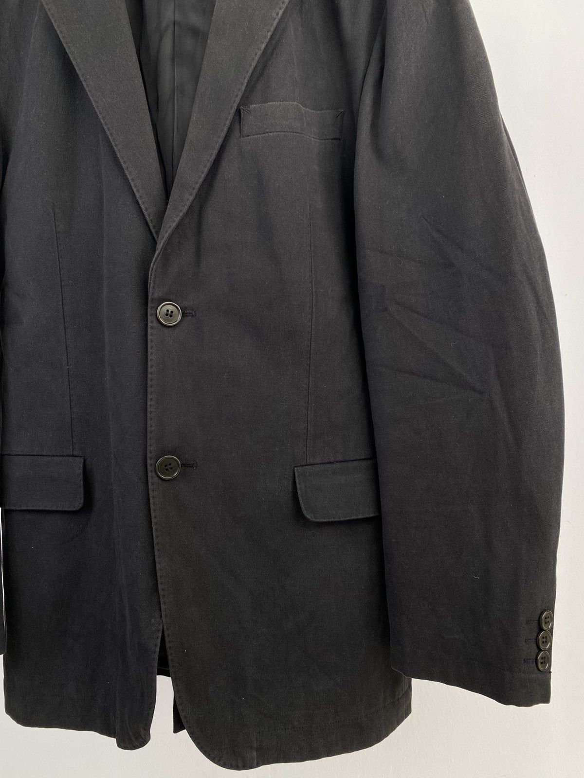 Yohji Yamamoto Vintage 90's A.A.R Yohji Design Studio Cotton Blazer Jacket Size US L / EU 52-54 / 3 - 8 Thumbnail