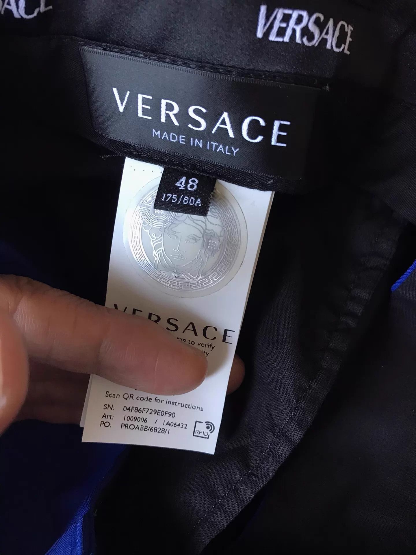 Versace Versace Main Line NWT Wool-Silk Drapey Pants 48 Size US 32 / EU 48 - 4 Thumbnail