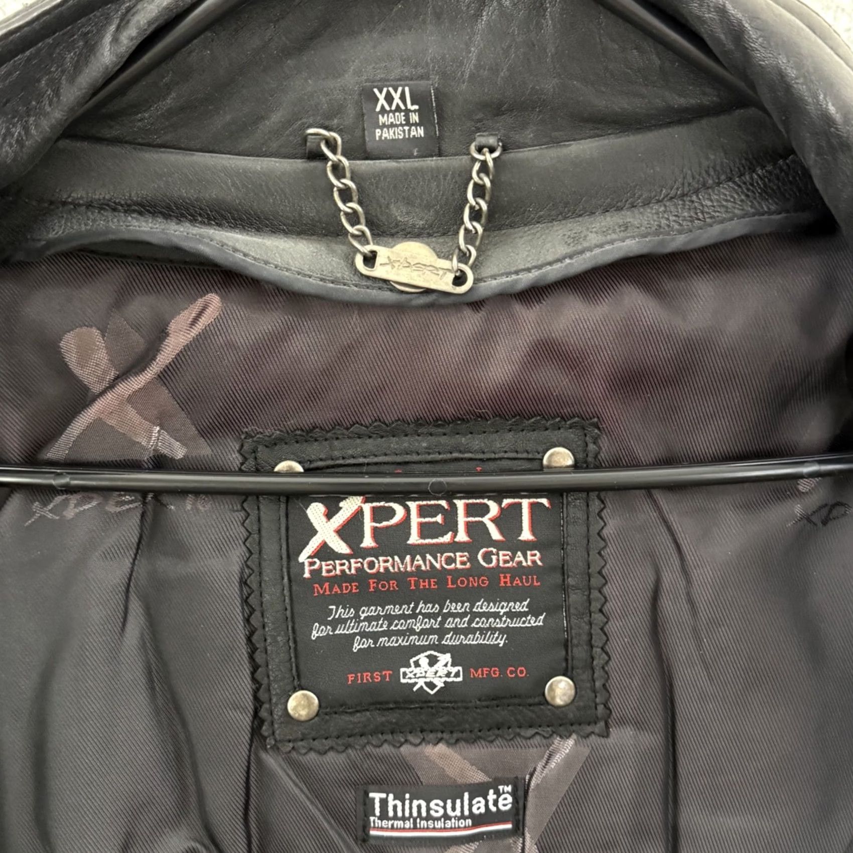 Vintage VINTAGE Xpert Performance Gear Jacket Mens 2XL Black Leather Motorcycle Biker Size US XXL / EU 58 / 5 - 7 Thumbnail