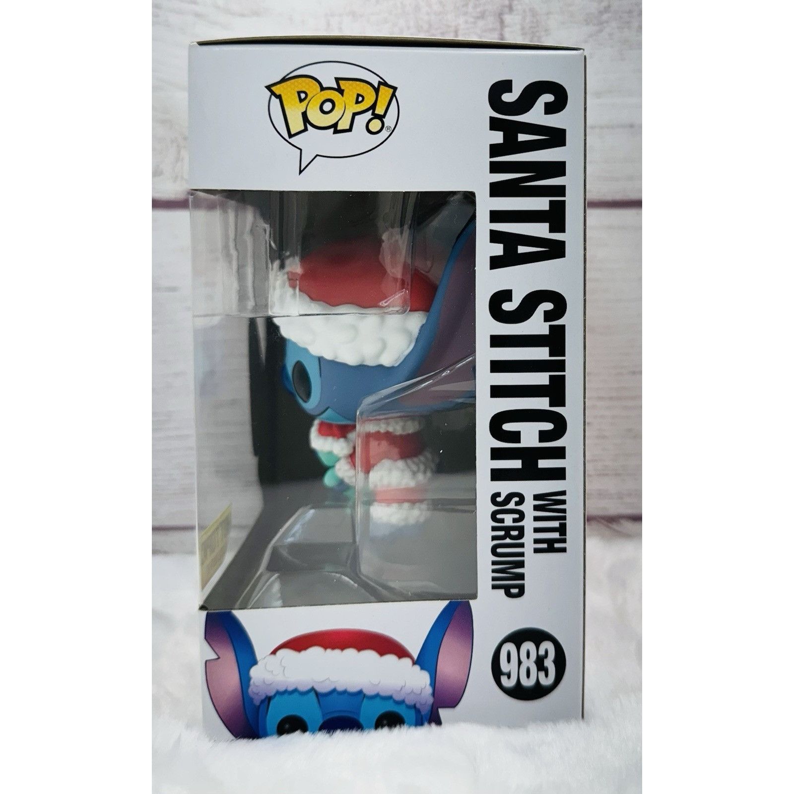 Disney Funko Pop! Disney Santa Stitch with Scrump Vinyl Figure Hot Size ONE SIZE - 2 Thumbnail
