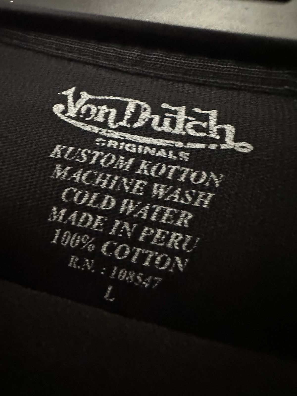 Von Dutch Van Dutch Long Sleeve Tee Size US M / EU 48-50 / 2 - 4 Thumbnail