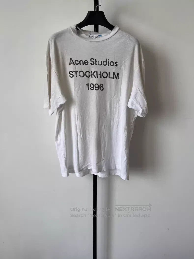 Acne Studios Acne Studios 1996 Series Logo Loose Retro Spray Printed Cr Size US XS / EU 42 / 0 - 1 Thumbnail