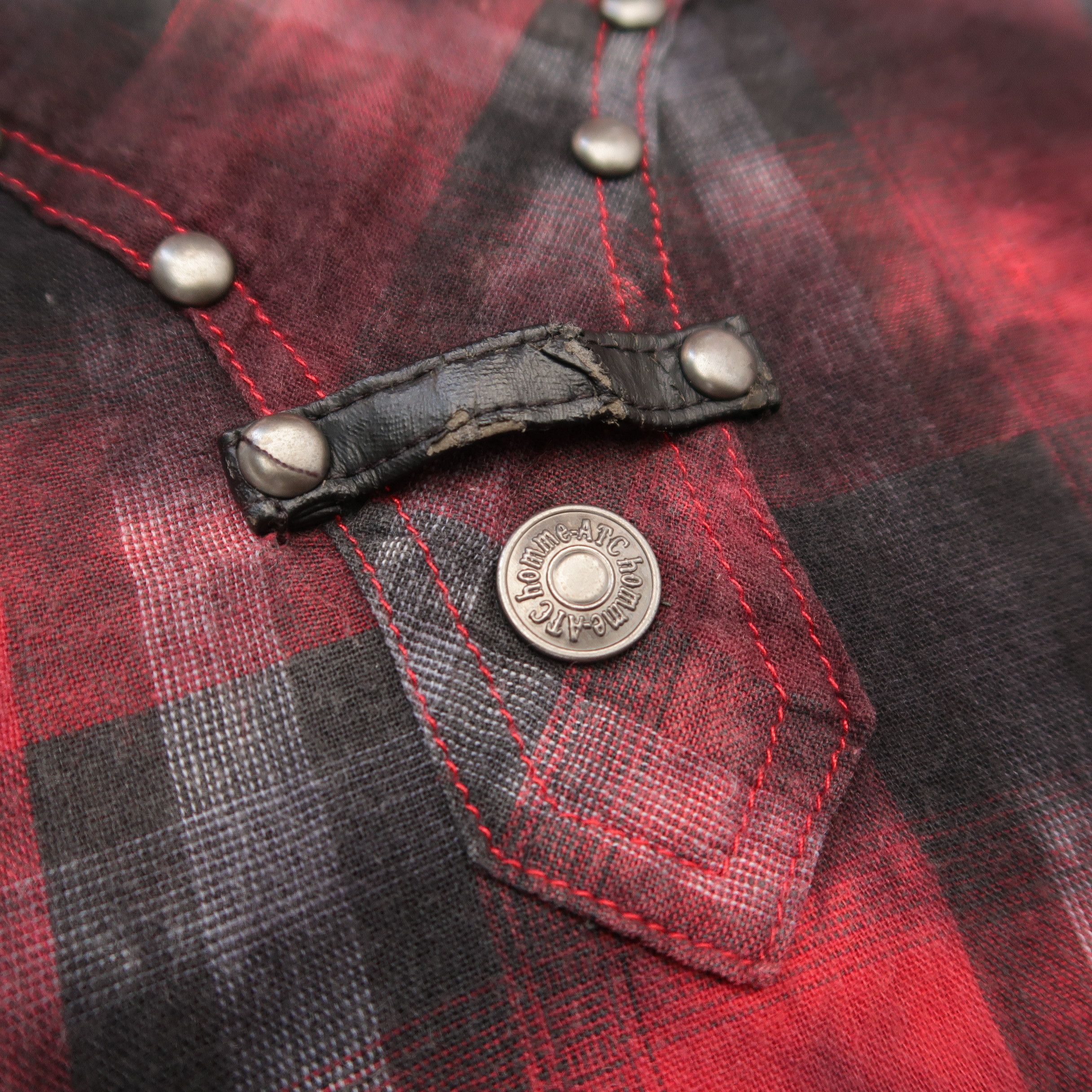 Japanese Brand 2000s If Six Was Nine Fog Pattern Punk Western Shirt Size US M / EU 48-50 / 2 - 8 Thumbnail