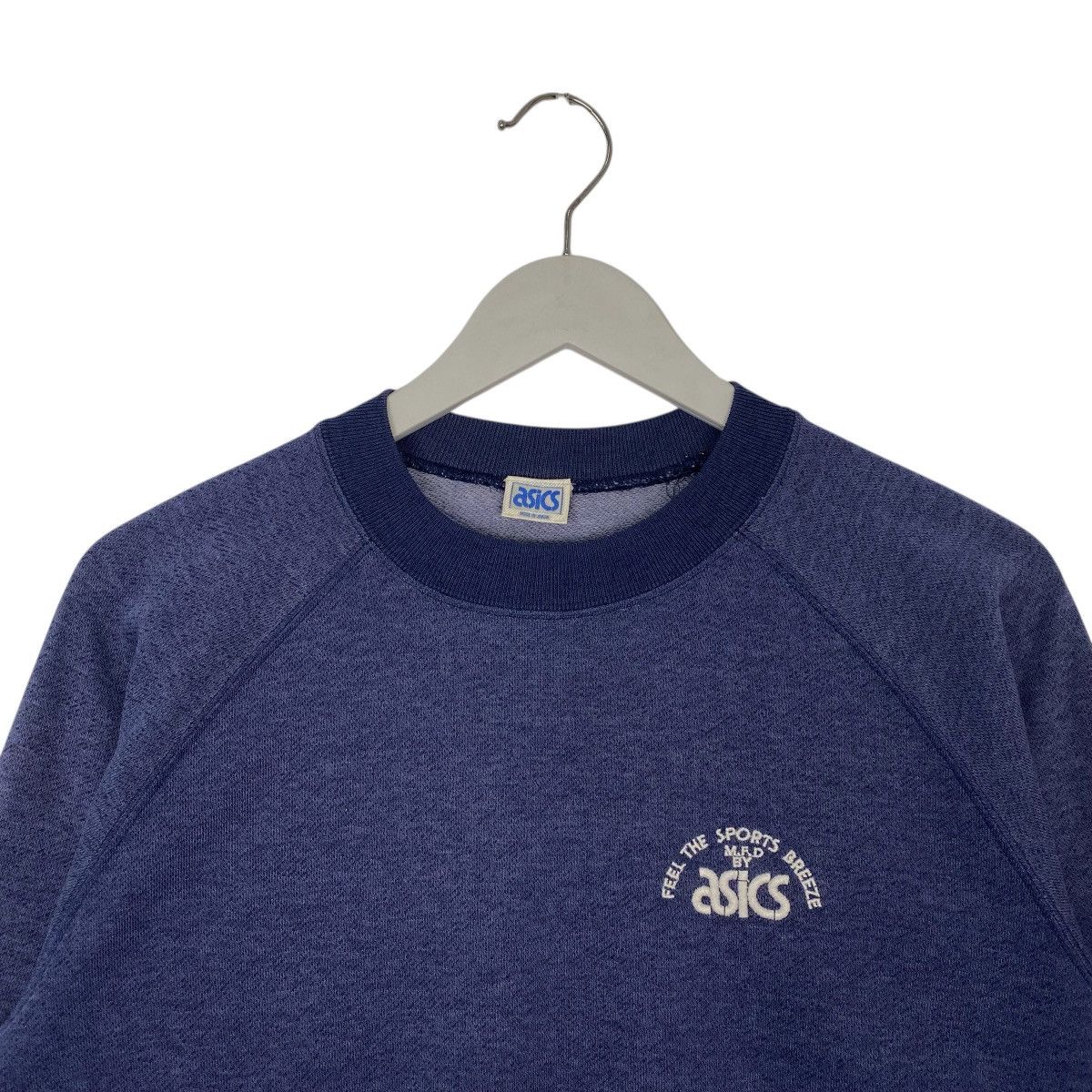 Other Vintage Asics Small Logo Crewneck Sweatshirt Navy Blue SizeS Size US S / EU 44-46 / 1 - 4 Thumbnail