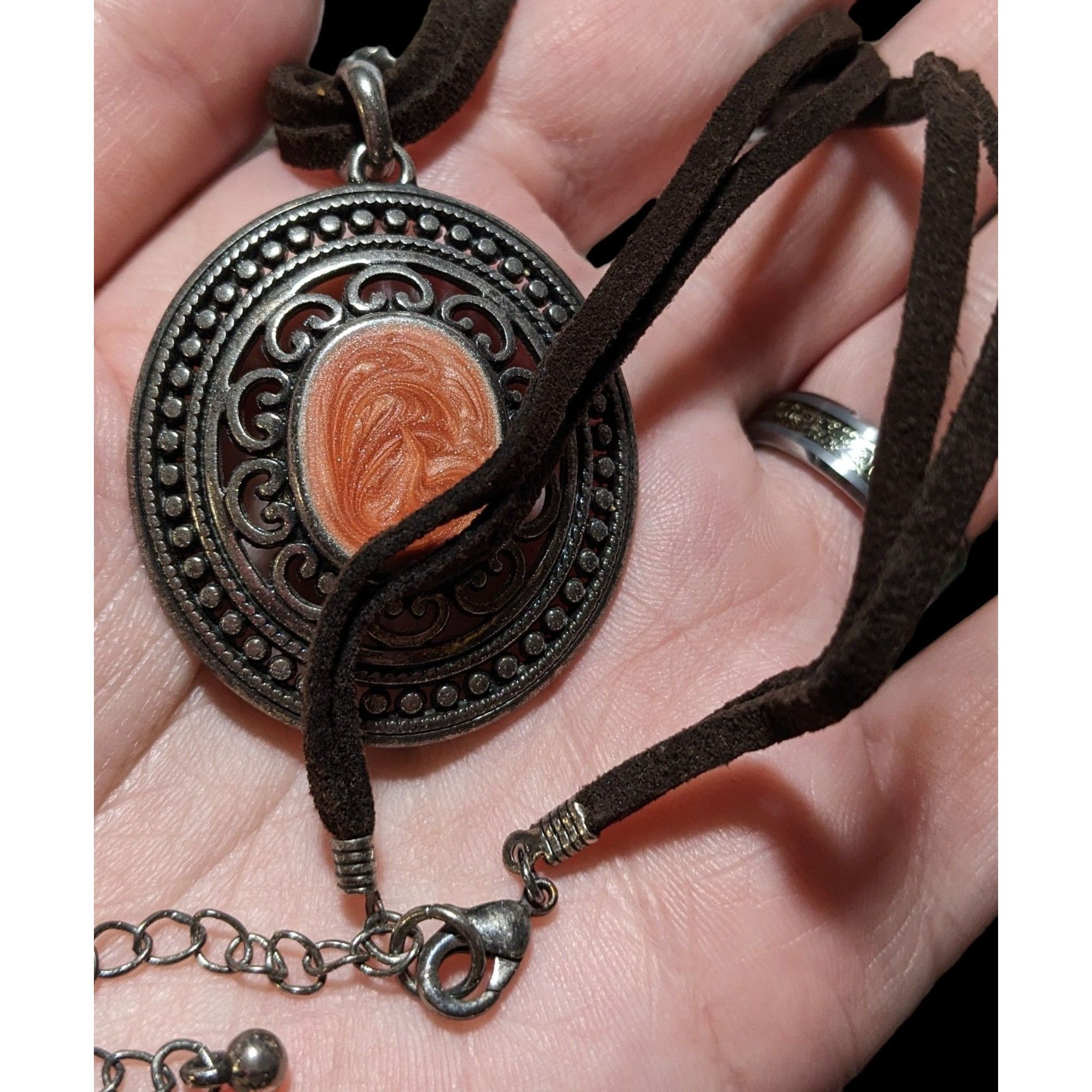 Other Victorian Style Enamel Medallion Necklace Size ONE SIZE - 4 Thumbnail
