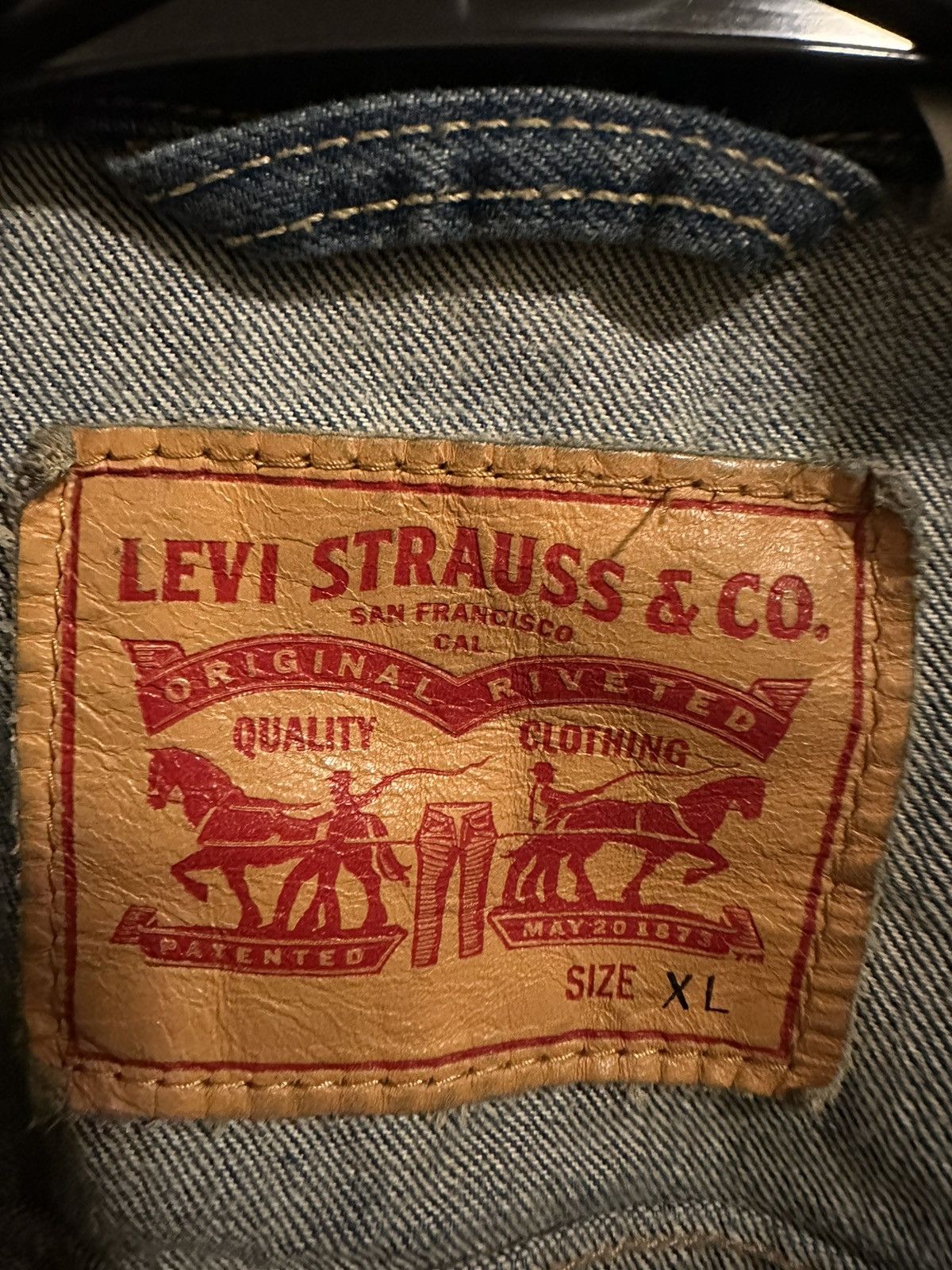 Levi's × Levi's Vintage Clothing × Vintage Levi’s Sleeveless Denim Jacket Size US XL / EU 56 / 4 - 3 Thumbnail