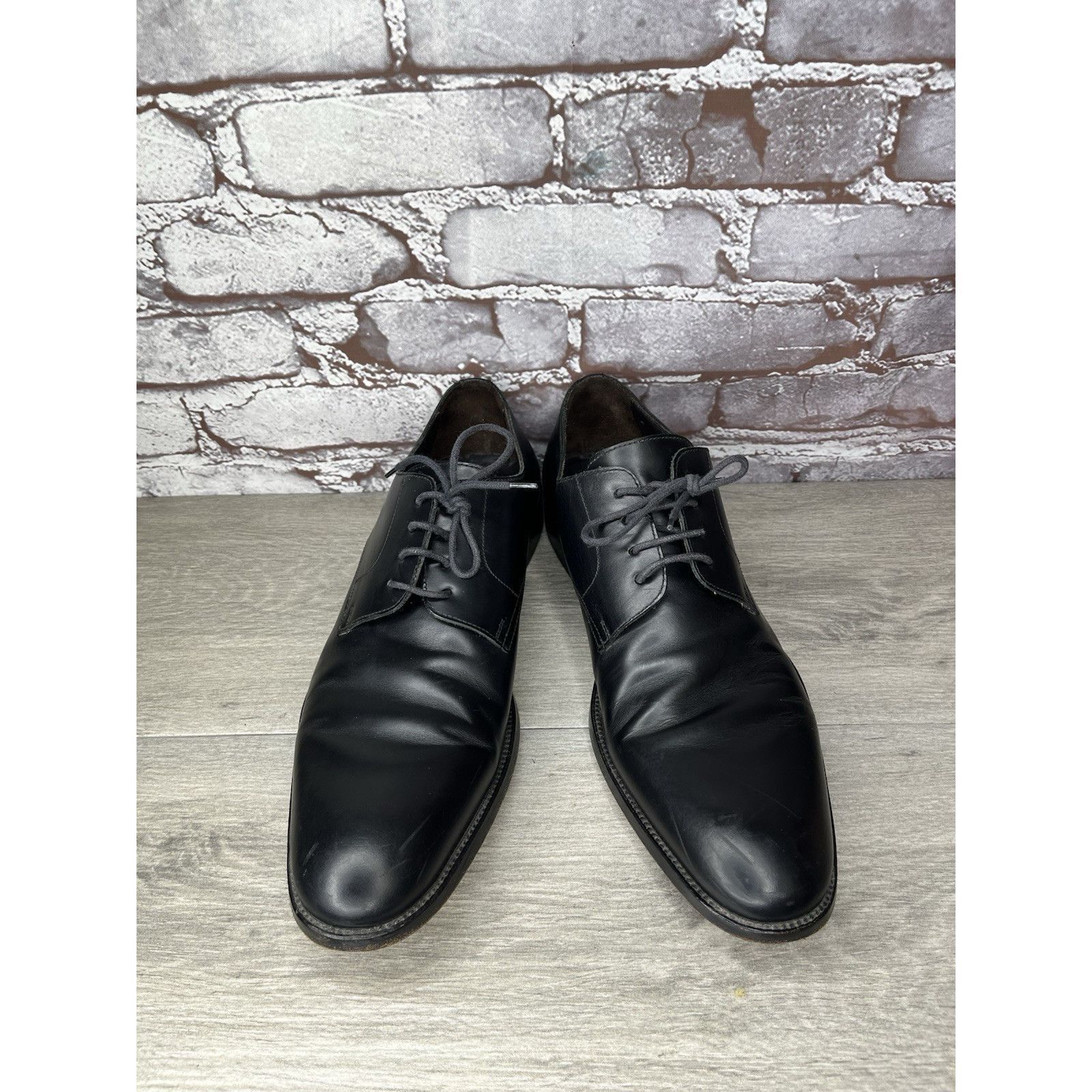 To Boot New York To Boot New York Adam Derrick Black Leather Derby Dress Shoe Size US 10.5 / EU 43-44 - 4 Thumbnail