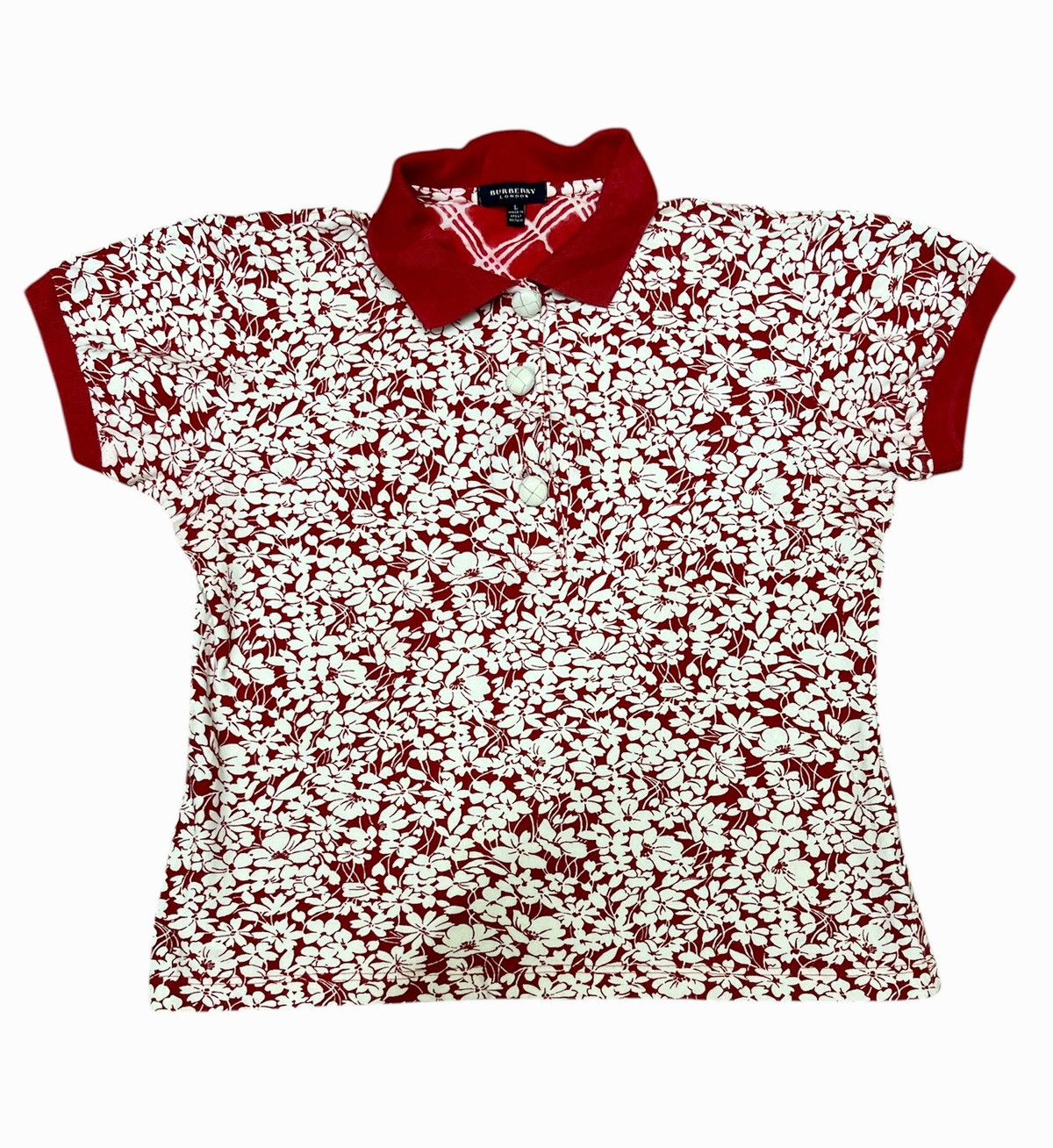 Burberry Burberry London Collar Tshirt Size L / US 10 / IT 46 - 1 Thumbnail