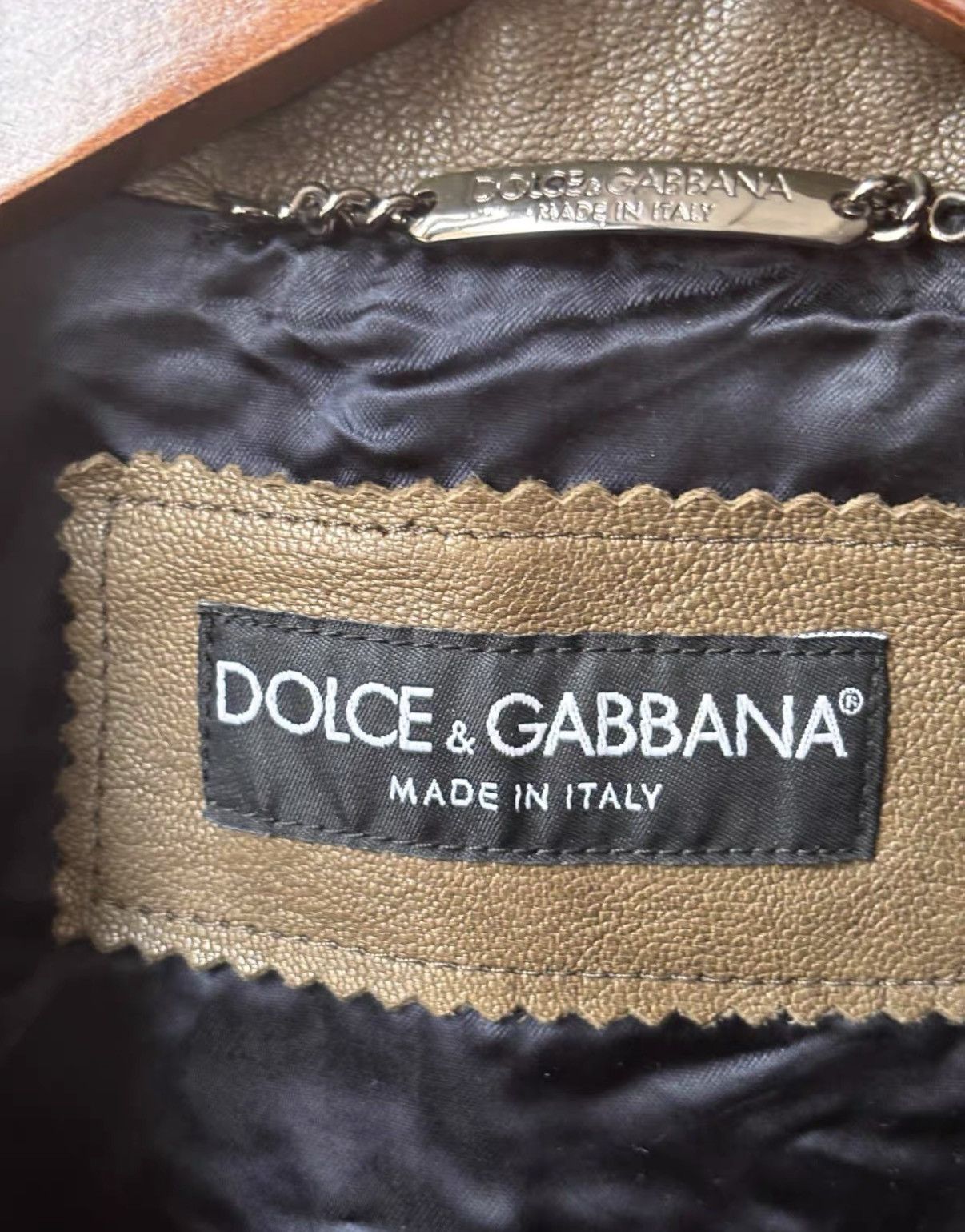 Dolce & Gabbana Dolce & Gabbana Mainline Safari Leather Jacket J2 Size US S / EU 44-46 / 1 - 5 Thumbnail