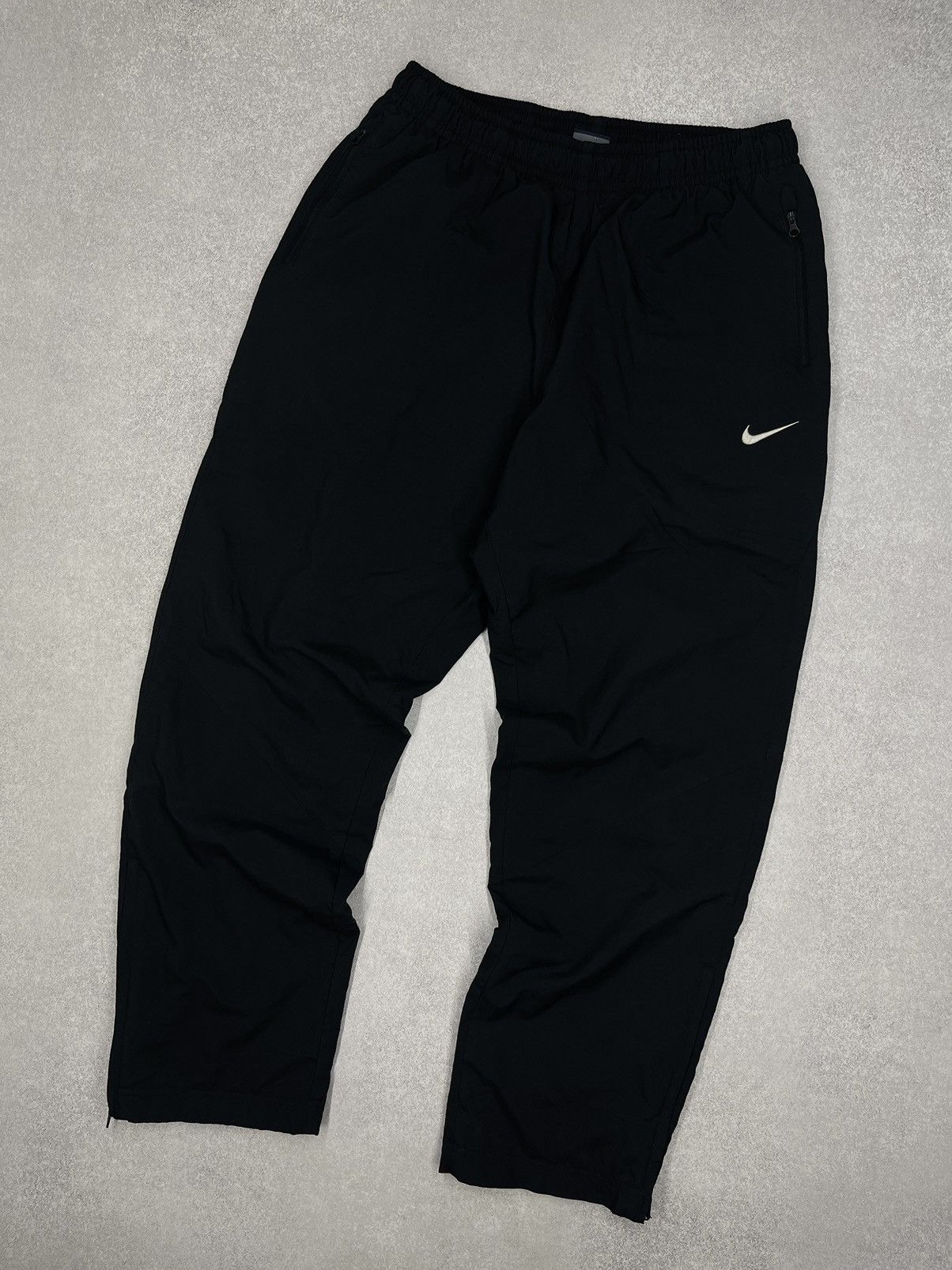 Vintage Nike Nylon Black Sweatpants Drill Y2K ACG TN