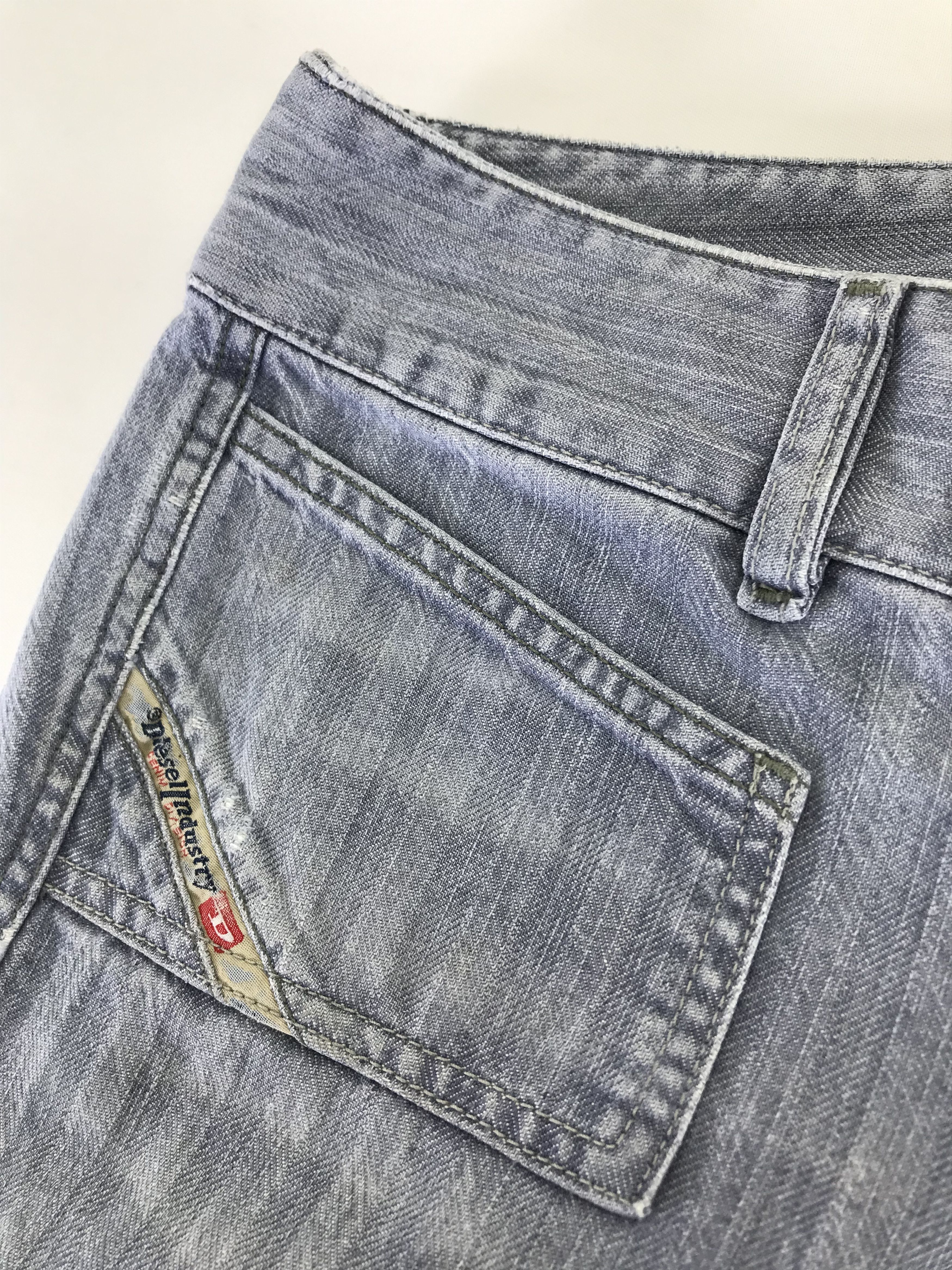 Diesel Vintage Diesel Striped Design Flare Jeans Size 26" / US 2 / IT 38 - 10 Thumbnail