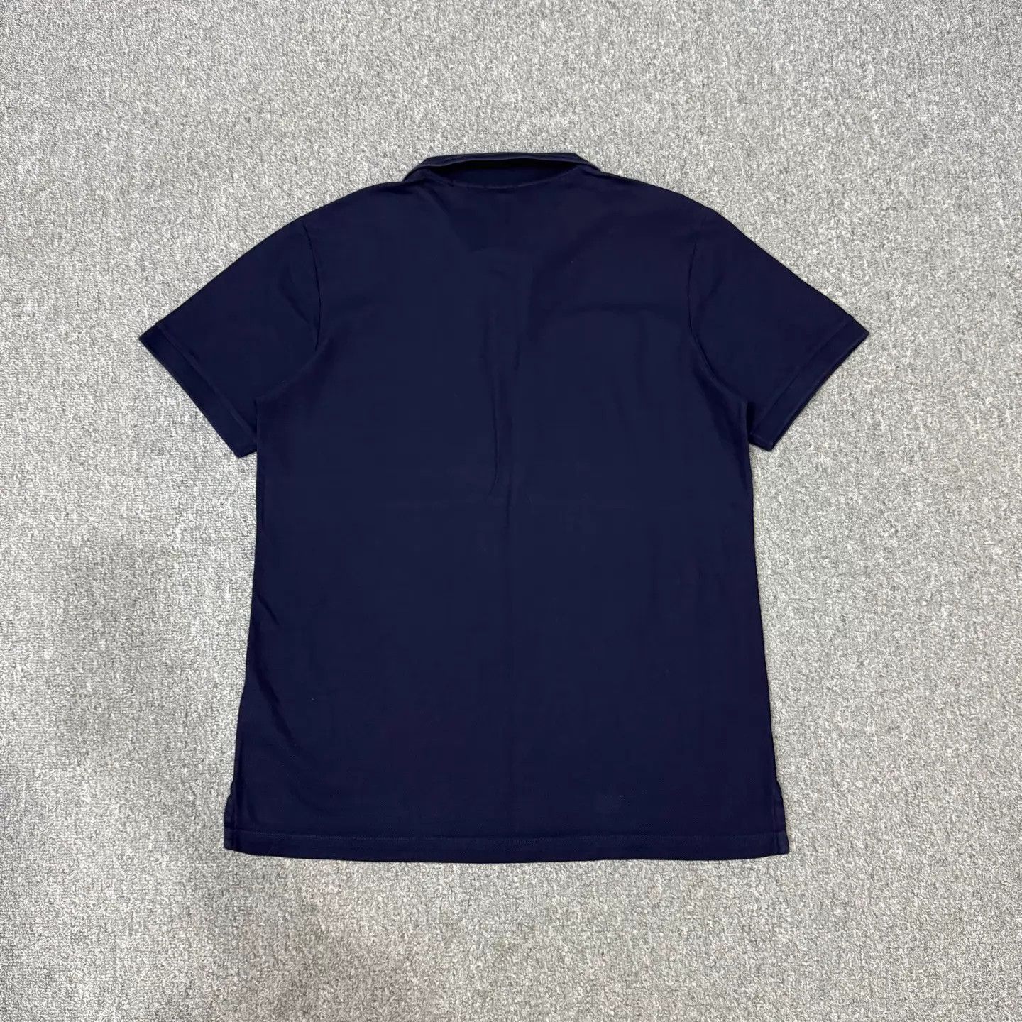 Burberry Burberry Navy Blue Embroidered Logo Short-Sleeve Polo L Size US L / EU 52-54 / 3 - 2 Thumbnail