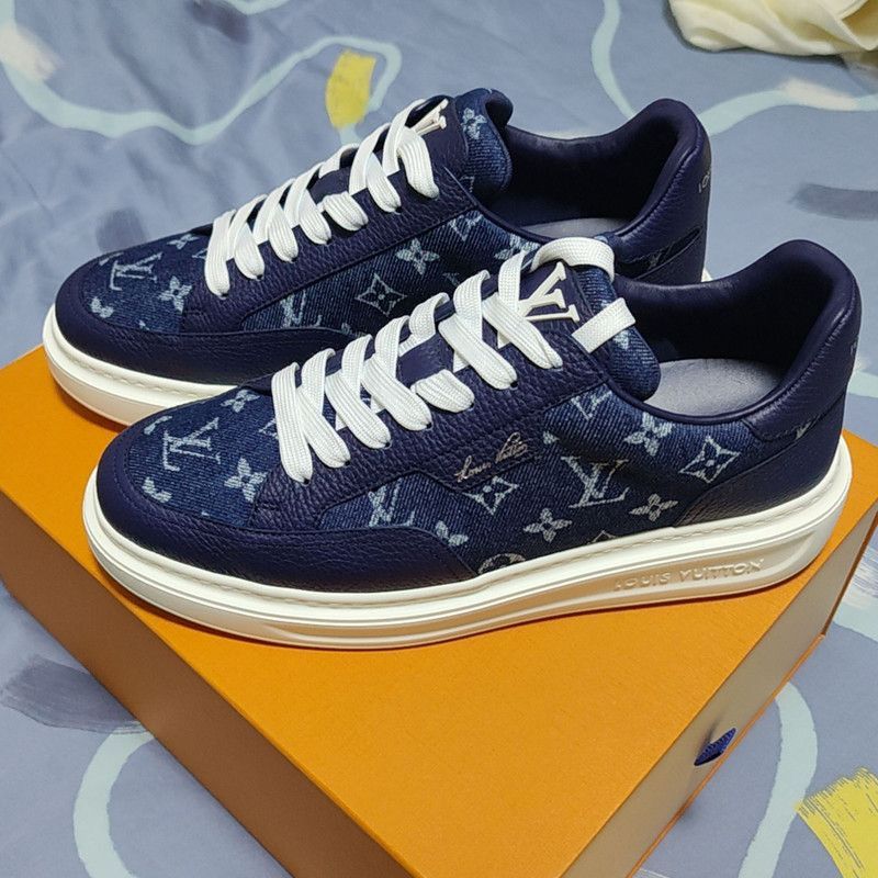 Louis Vuitton Louis Vuitton Beverly Hills Leather Low-Top Sneakers -2508 Size US 9.5 / EU 42-43 - 1 Thumbnail