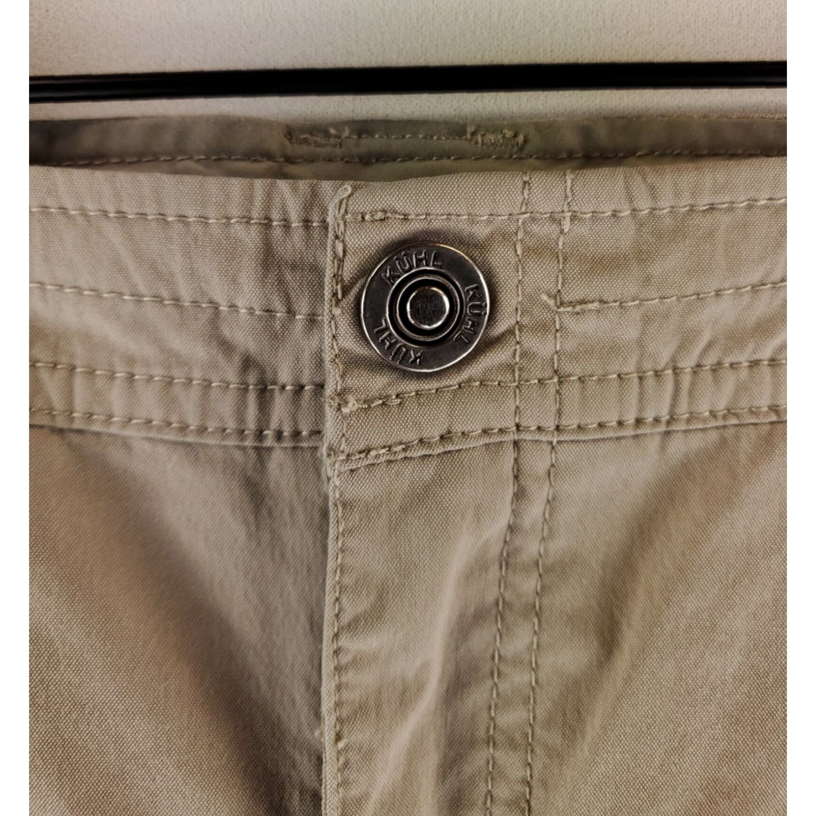 Vintage Kuhl Spire Roll Up Legendary Splash Pants Brown Womens 12 (34x32 Actual) Size 34" / US 12 / IT 48 - 2 Thumbnail